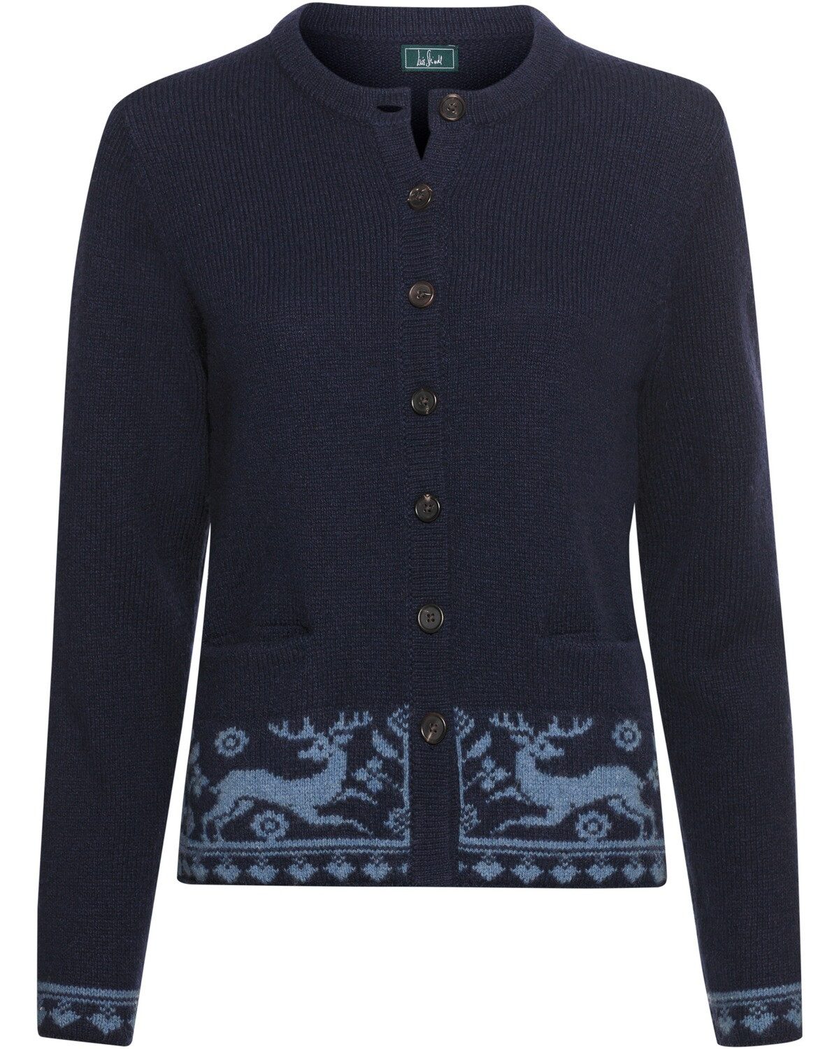 Luis Steindl Strickjacke Strickjacke mit Jacquard-Muster günstig online kaufen
