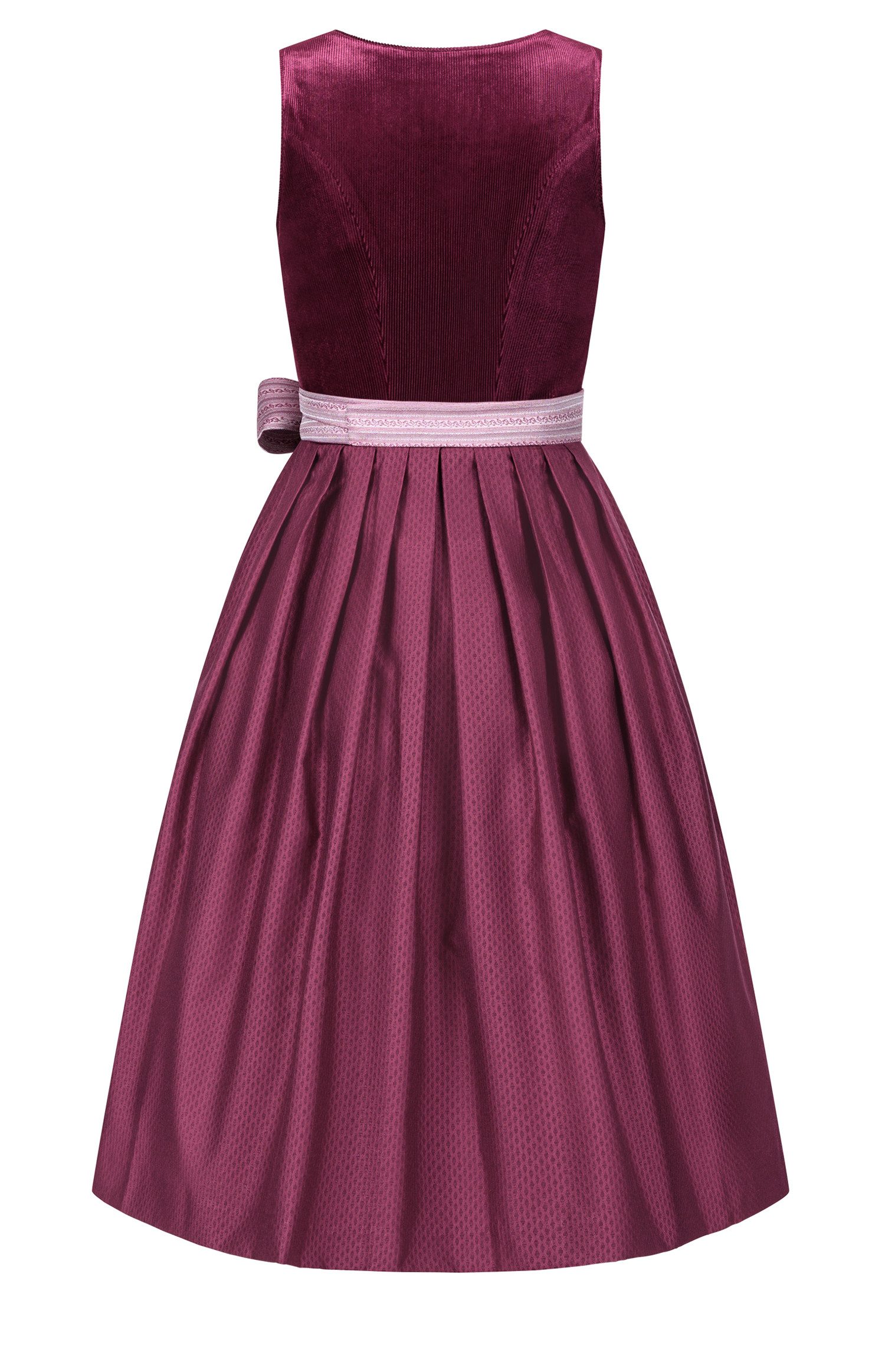 Nübler Dirndl Midi Dirndl Flamina in Waldbeere von Nübler - Rocklänge 70 cm