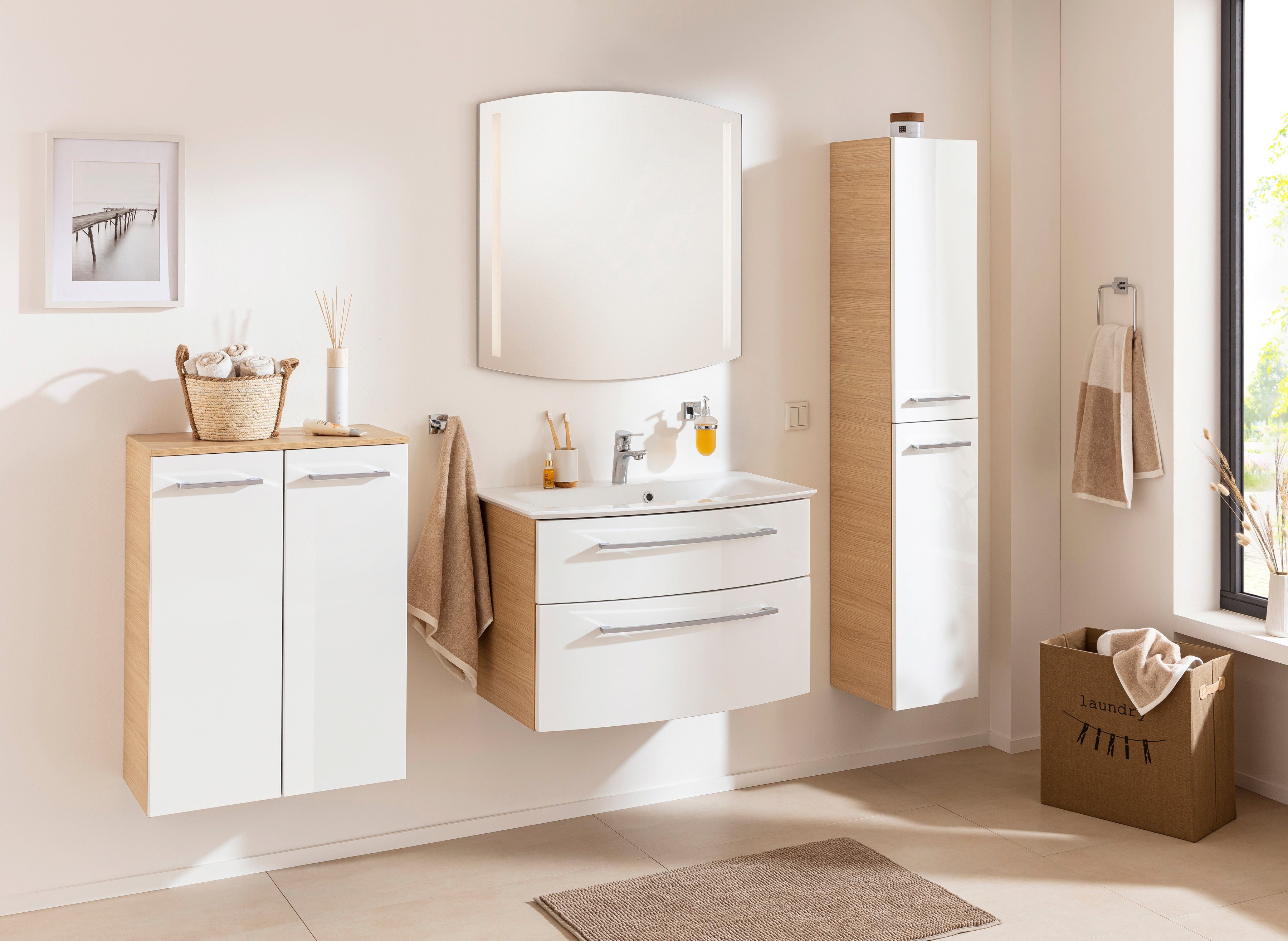 FACKELMANN Waschtisch B.Style (Set), Badmöbel