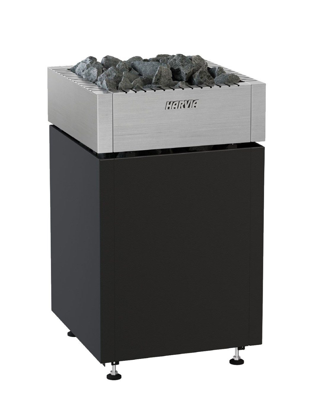 HARVIA Saunaofen Harvia QUBE Elektro-Saunaofen 10,5 kW, 10.5 kW, Integrierte Steuerung, Elektrisches Heizen; Gleichmäßige Wärmeverteilung; Aufgussbetrieb