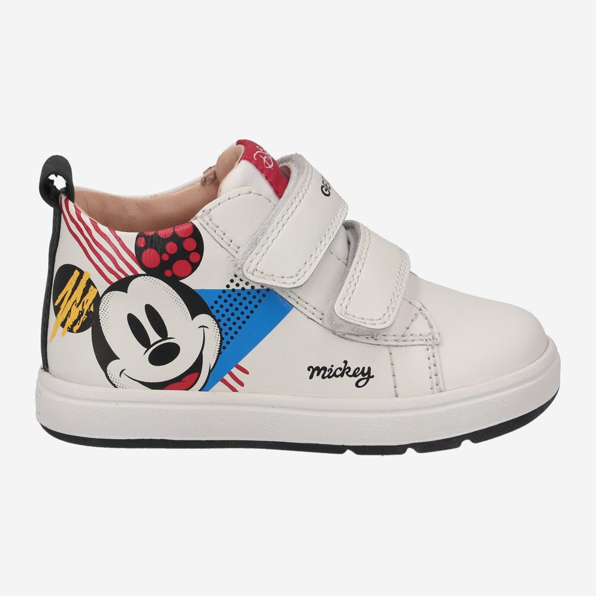 GEOX BIGLIA, Sneaker in Weiß,kombiniert für Kinder Sneaker