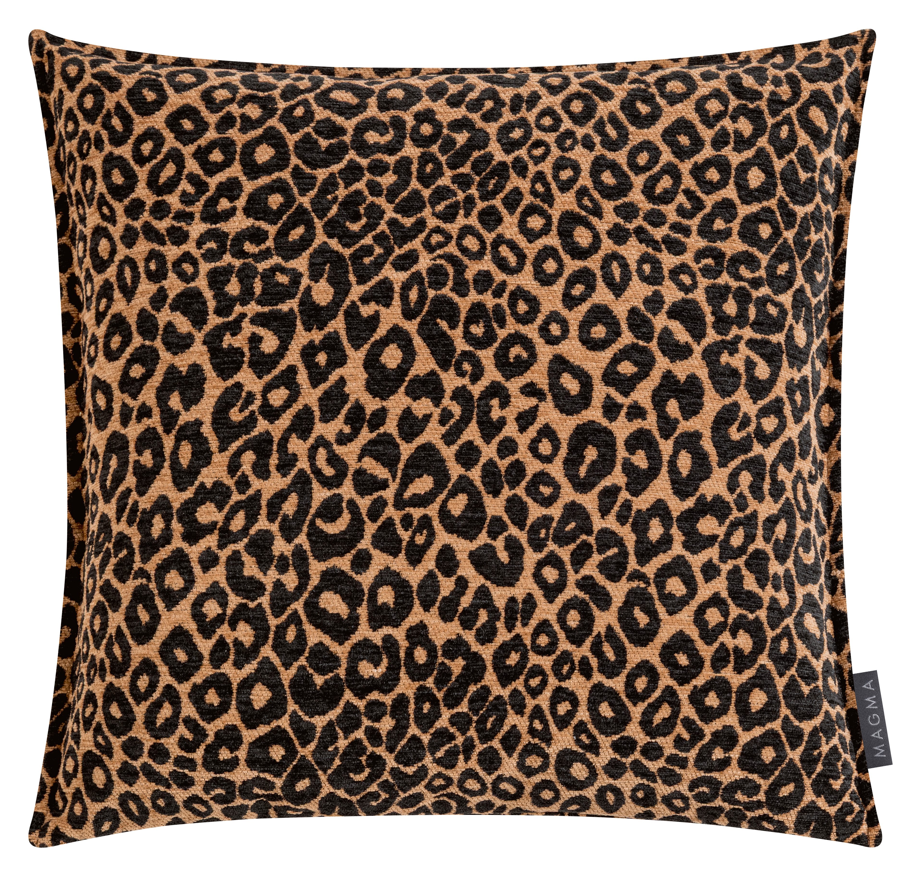 Magma Heimtex Kissenhülle Zierkissenhülle BAO Jacquard-Chenille, (1 Stück), Dekohülle Stehsaum Leo-Muster