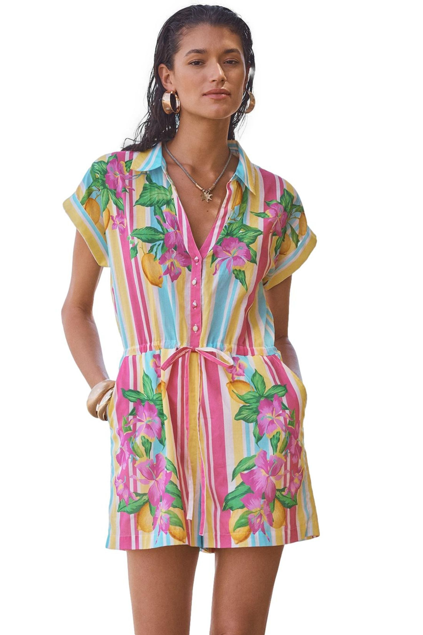 Love & Roses Playsuit Love & Roses Strand-Playsuit (1-tlg)