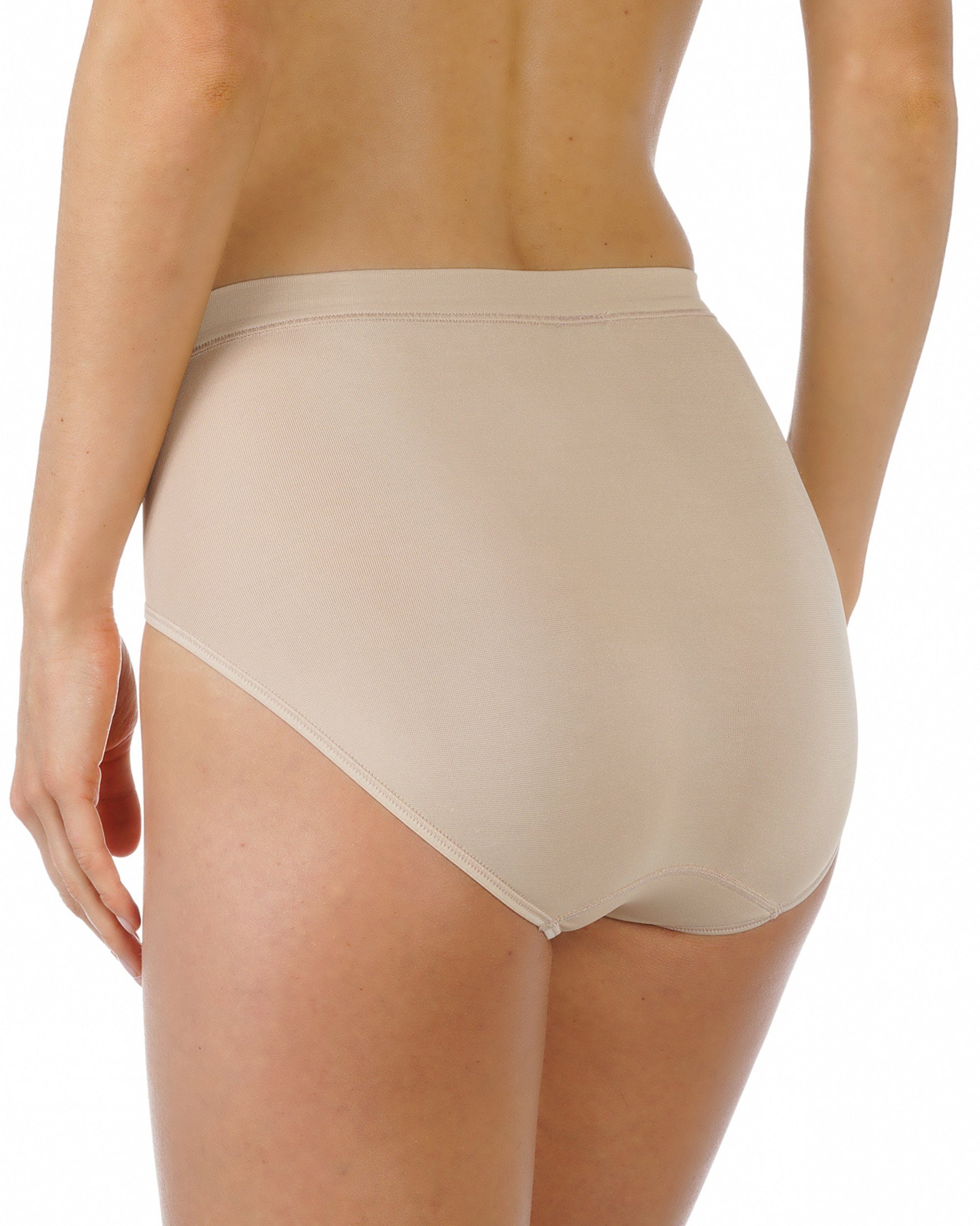 2-St., Doppelpack Unterhose 2er-Pack) mit Slip Beige Damen Softbund Mey Soft im (Doppelpack, EMOTION Taillenslip