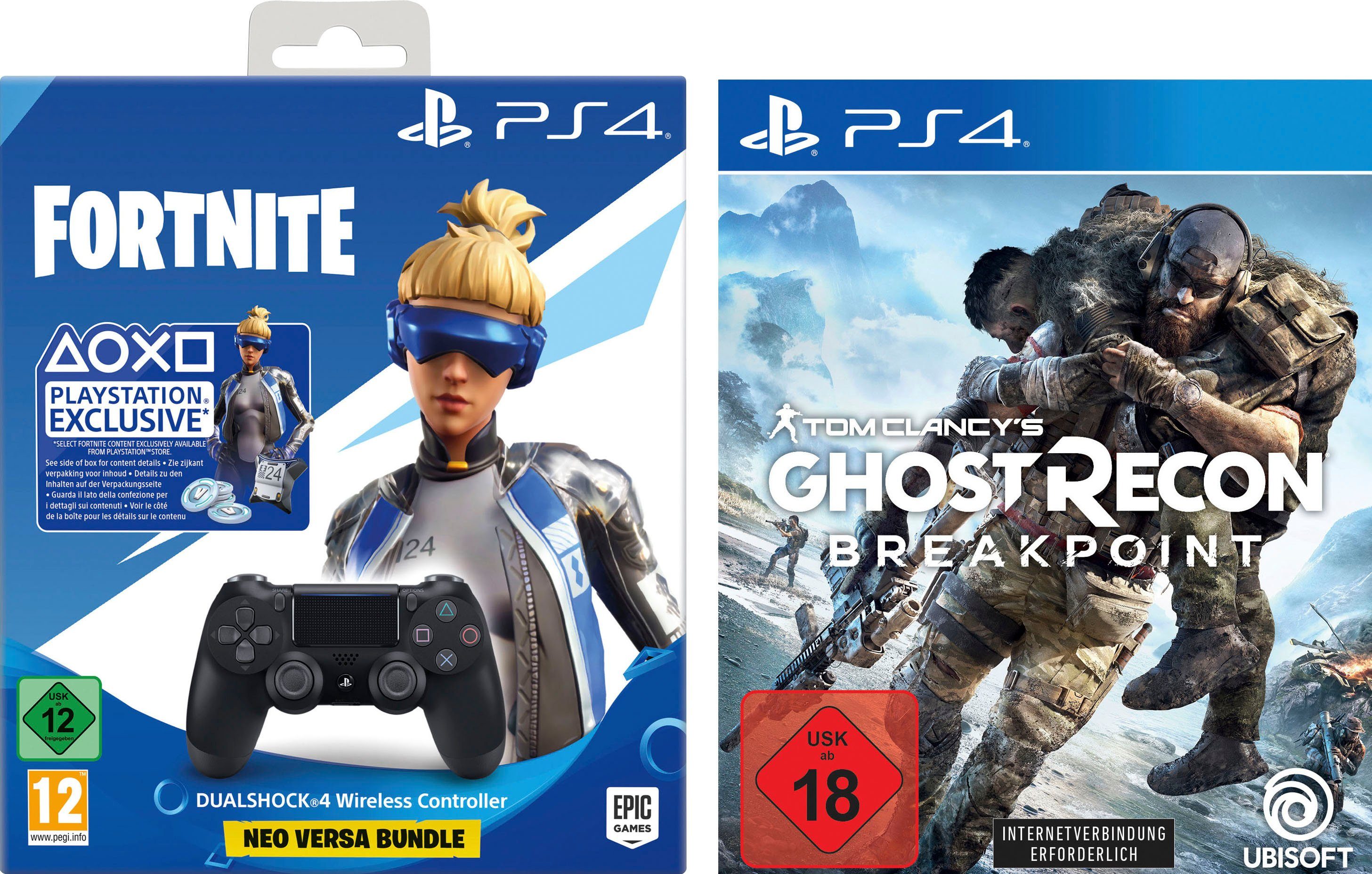 PlayStation 4 »DUALSHOCK 4 Fortnite Neo Versa« Wireless ...