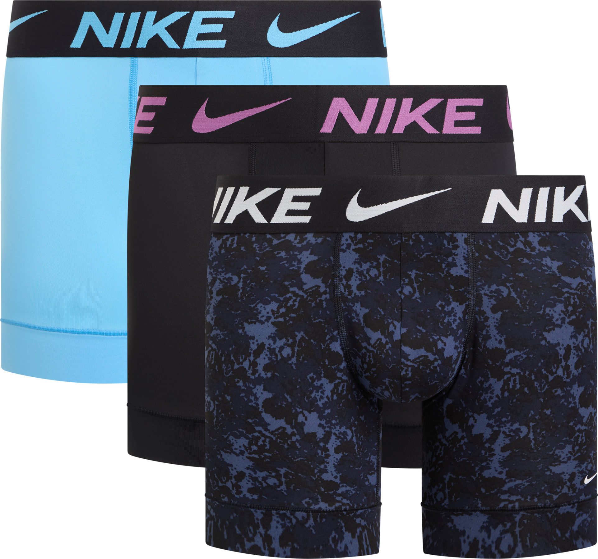 Nike Underwear Boxer BOXER BRIEF 3PK (Packung, 3-St., 3er) mit Logo-Elastikbund
