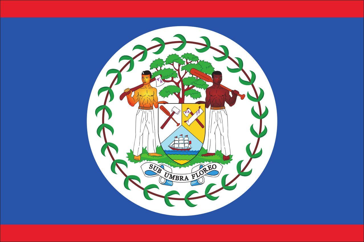 Belize Flagge g/m² 80 flaggenmeer