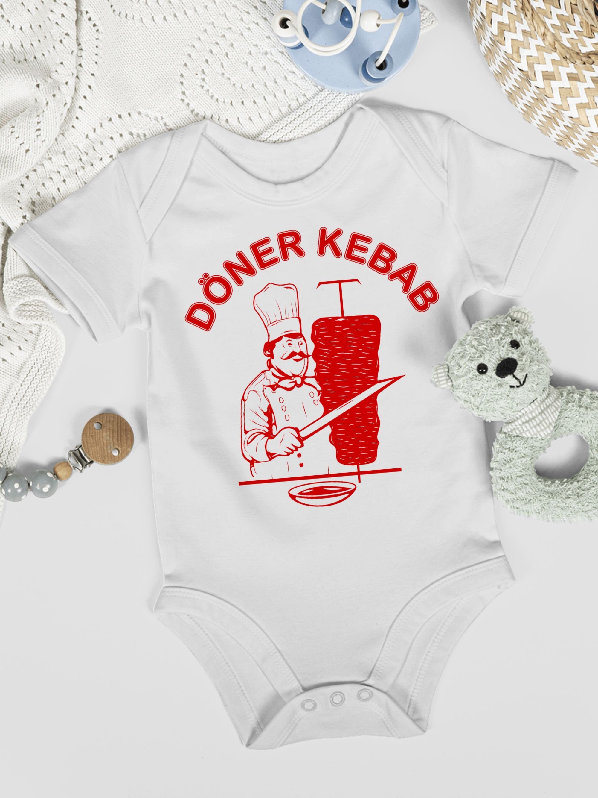 Shirtracer Shirtbody Original Döner Kebab Logo I Döner Kebap I Döner Geschenke Karneval & Fasching