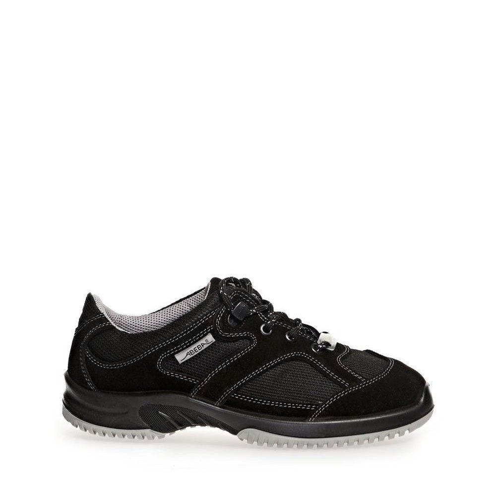 Abeba Uni6 Berufshalbschuh – Veloursleder-Gewebe O1 Esd Src Berufsschuh