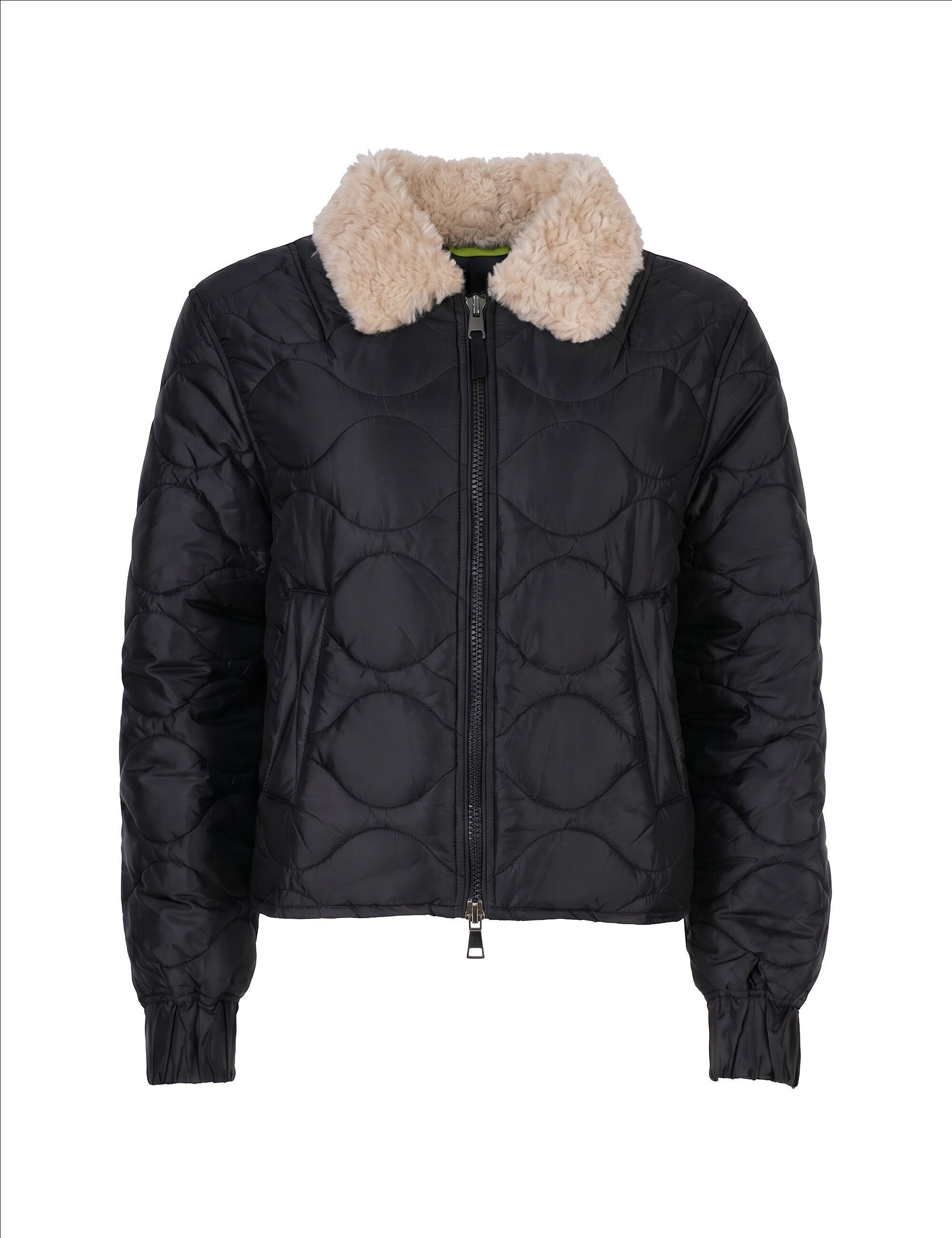 No.1 COMO Blouson MASSA (1-St) mit abnehmbarem Kunstfell