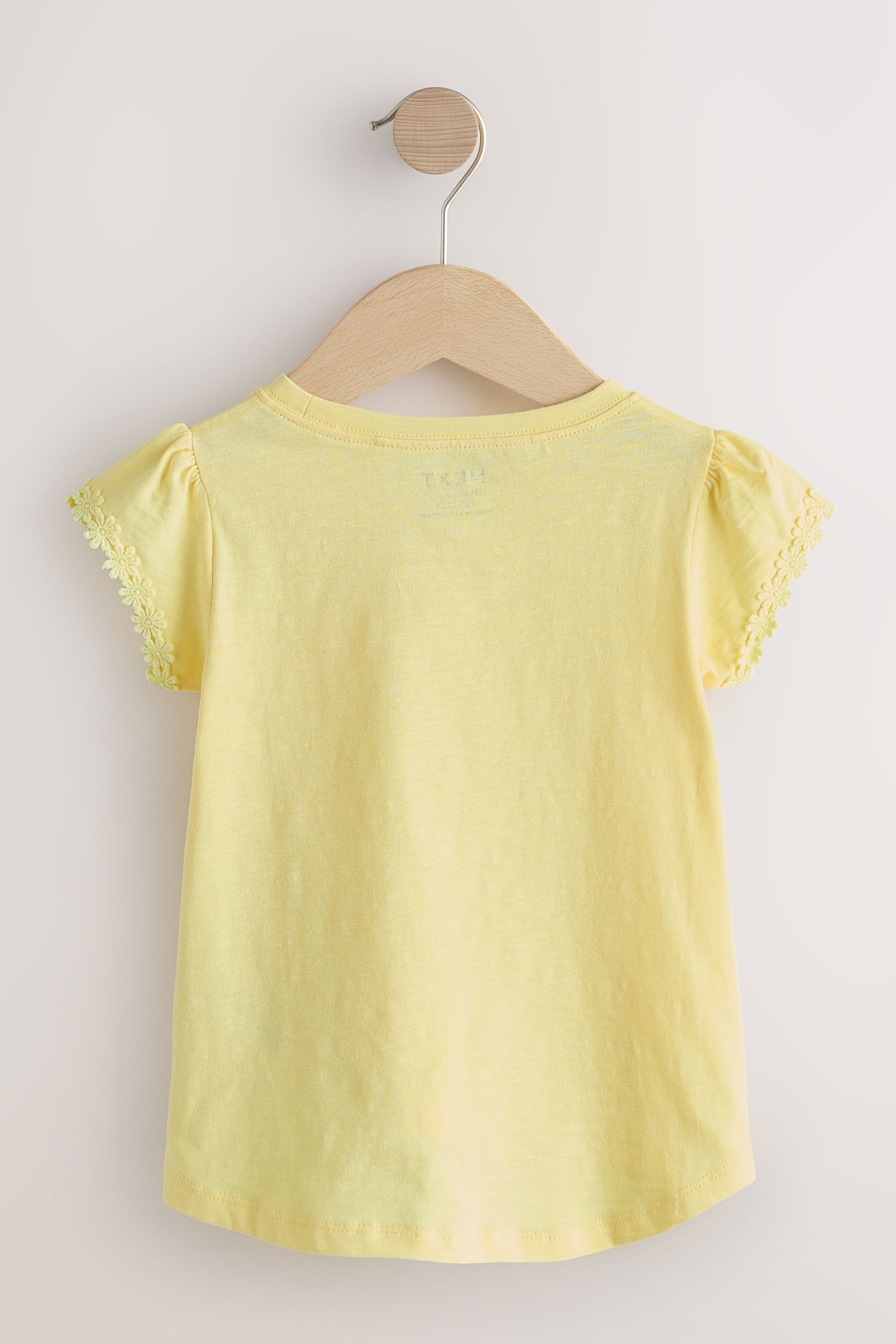 Next T-Shirt T-Shirt mit Blümchentasche (1-tlg)