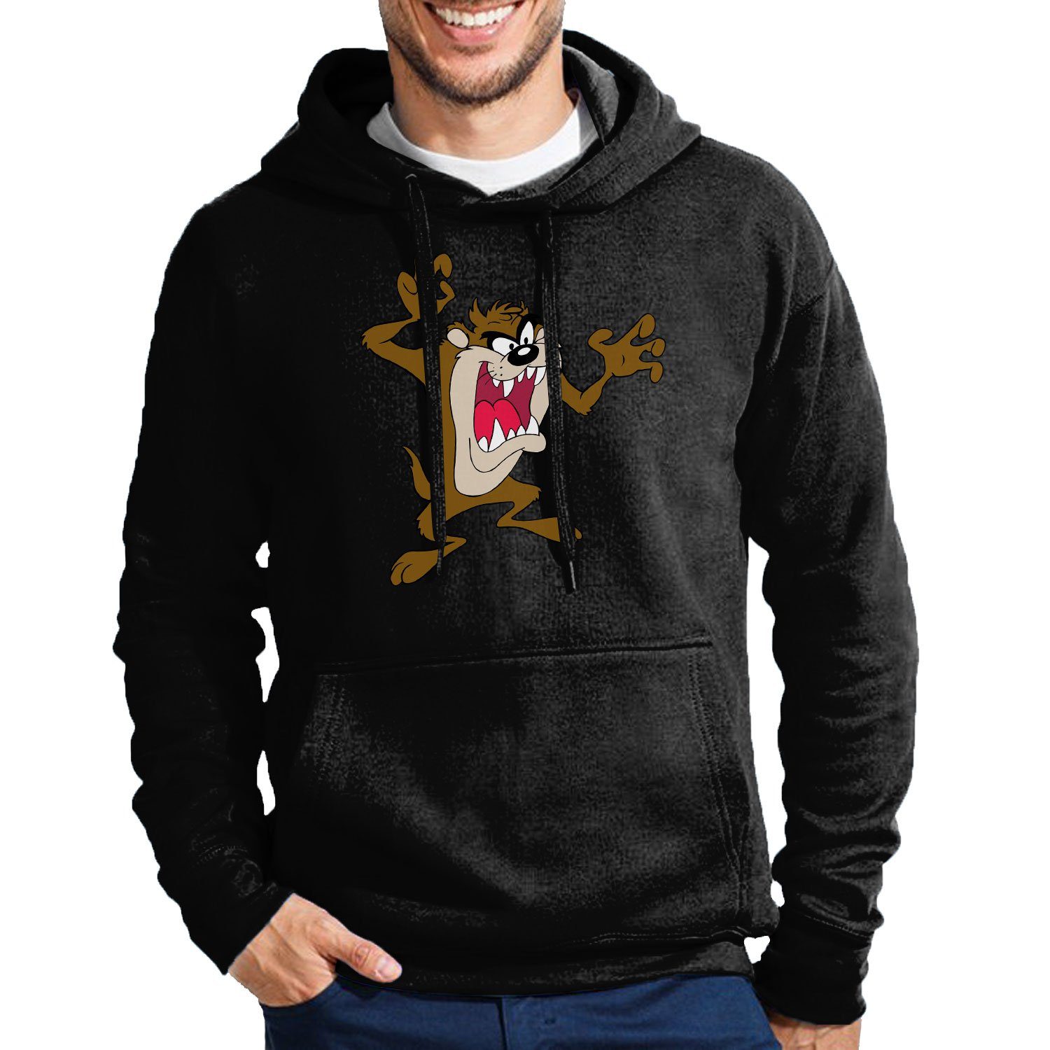 Hoodie Herren Taz Looney Tunes Logo