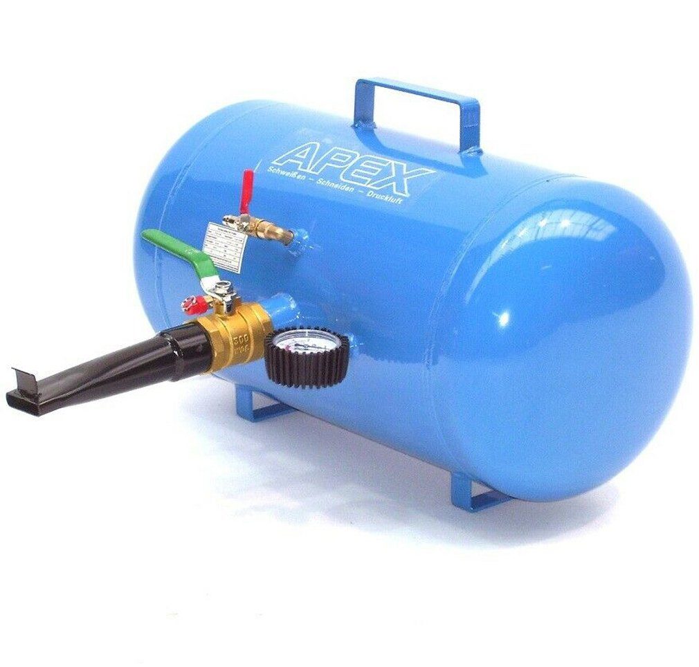 Apex Kompressor Reifenfüller Booster Schockfüller 38L 06126 Luftkanone Befüllhilfe
