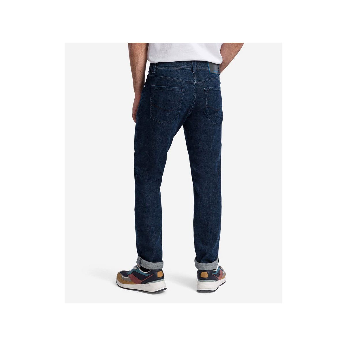 blau Pierre Cardin 5-Pocket-Jeans (1-tlg)