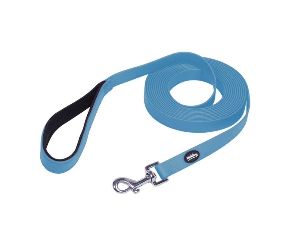 Nobby Hundeleine Schleppleine "Cover", hellblau, S-M