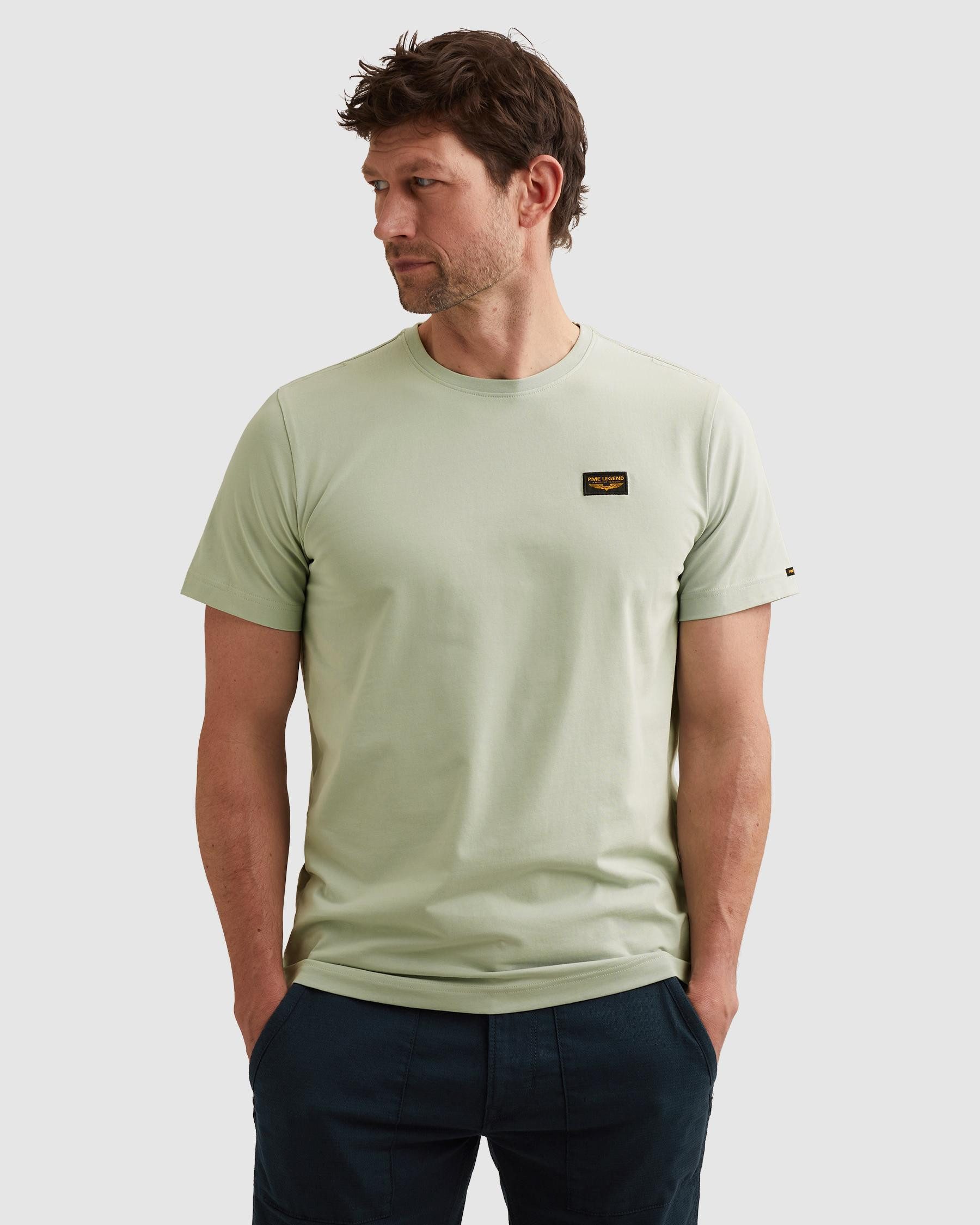 PME LEGEND T-Shirt mit Logobadge