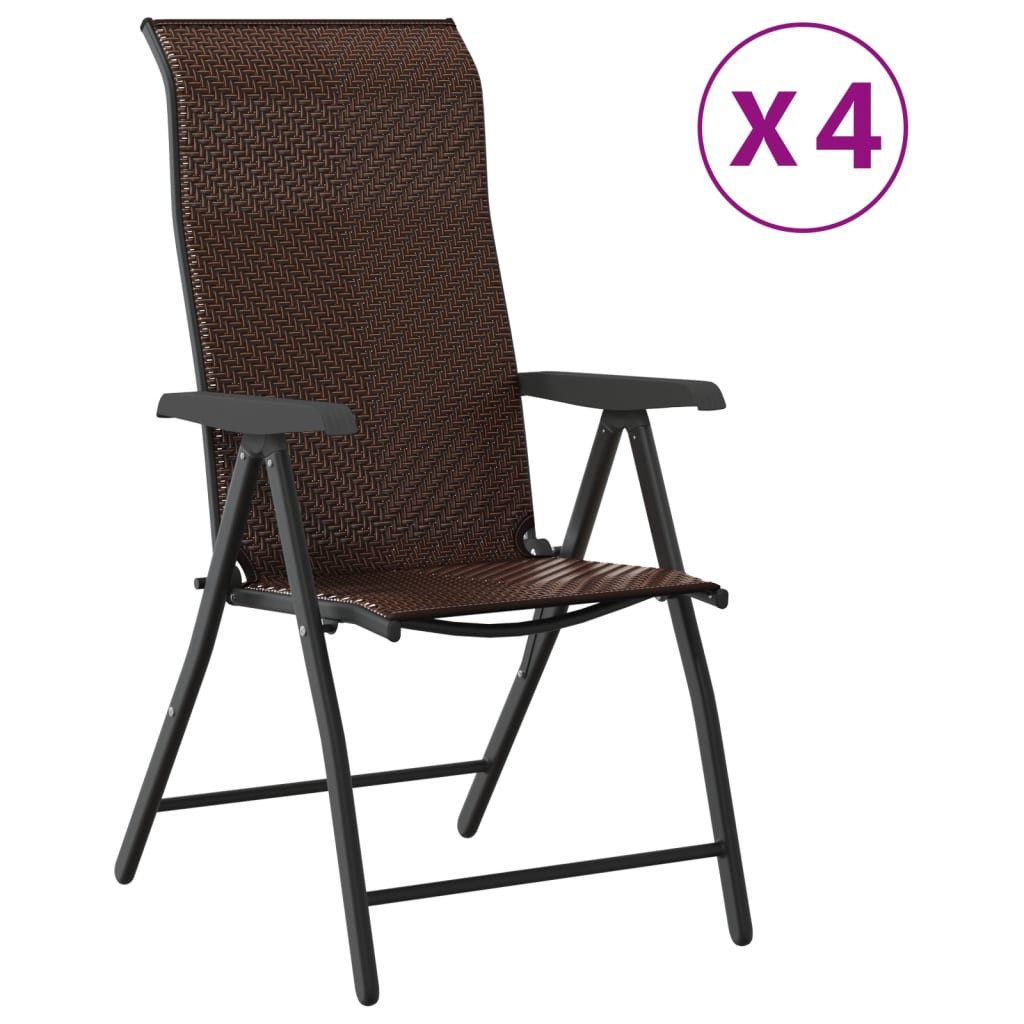 vidaXL Gartenstuhl Gartenstühle 4 Stk. Klappbar günstig online kaufen