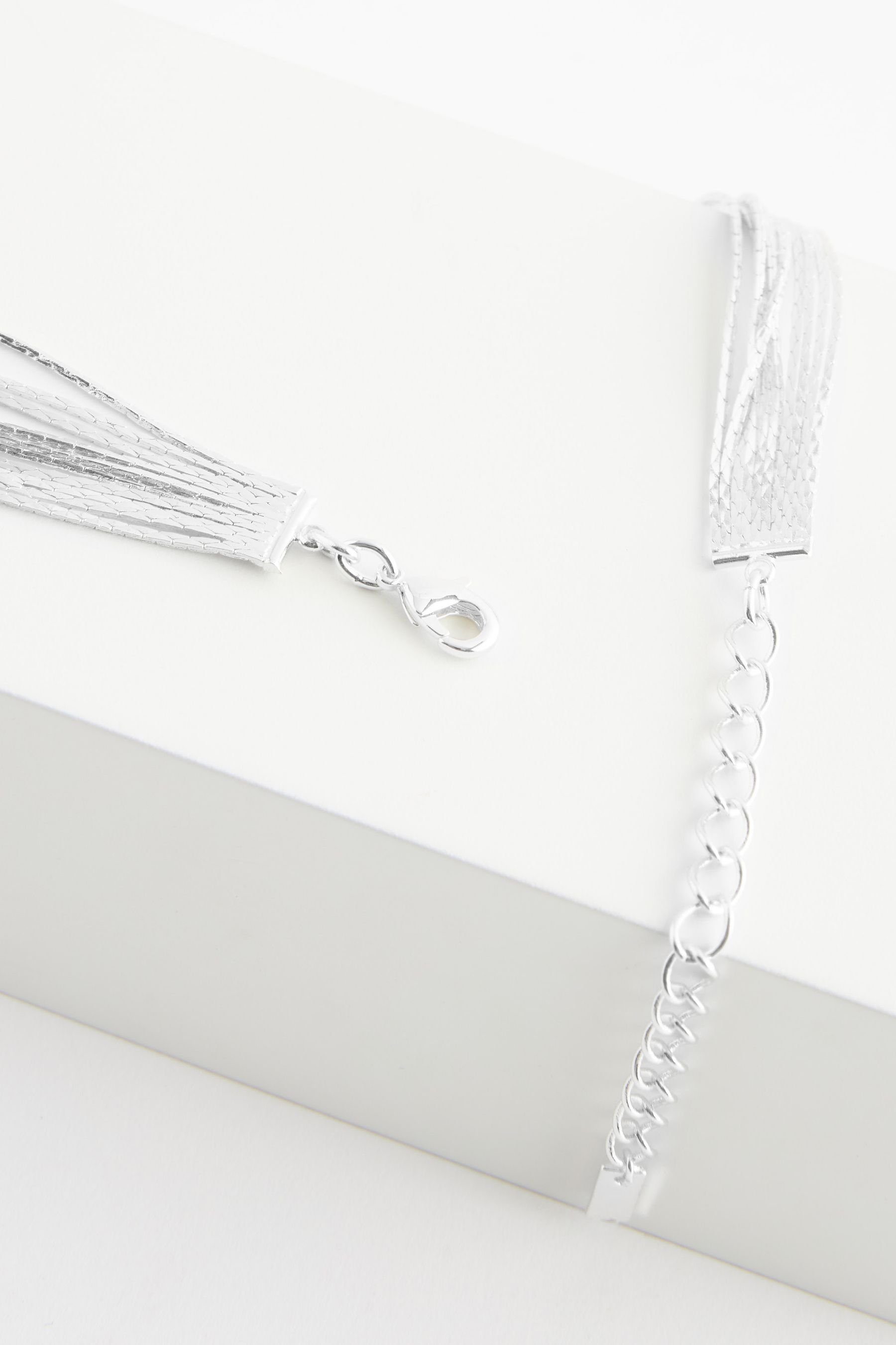 Mehrreihige Halskette, (1-tlg) Schlangendesign Next Gliederkette