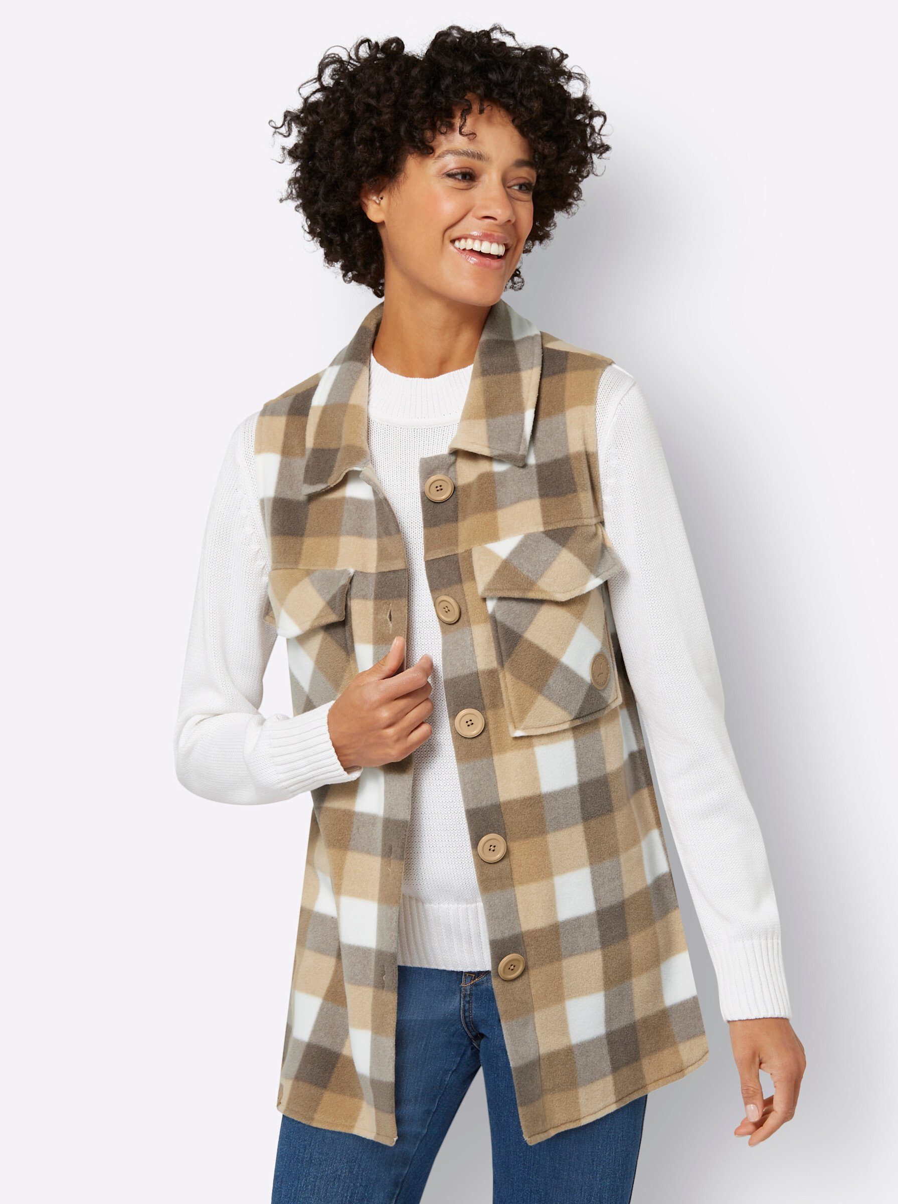 Witt Fleeceweste Fleece-Weste Länge ca. 78 günstig online kaufen