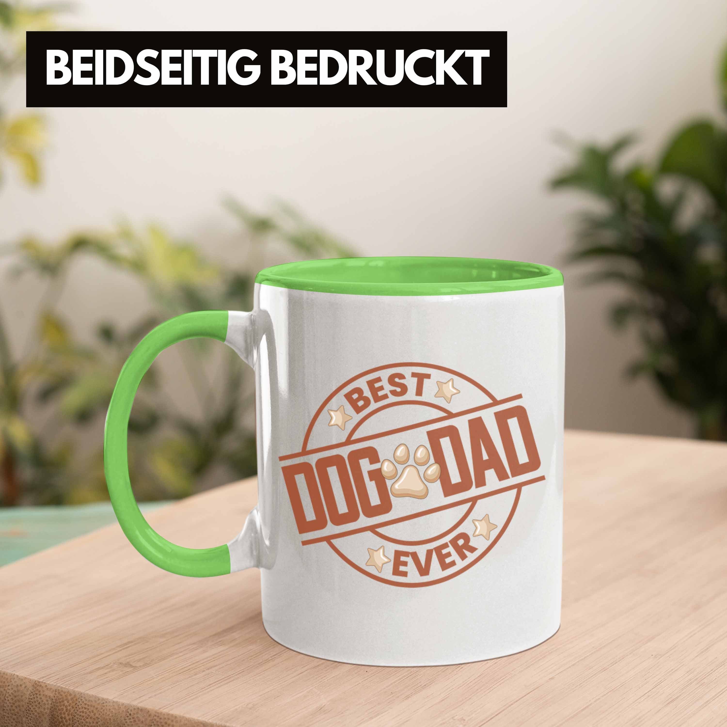 - Hundepapa Geschenk Papa Grün Tasse Tasse Dad Dog Ever Geschenkidee Bester Trendation Trendation Hunde