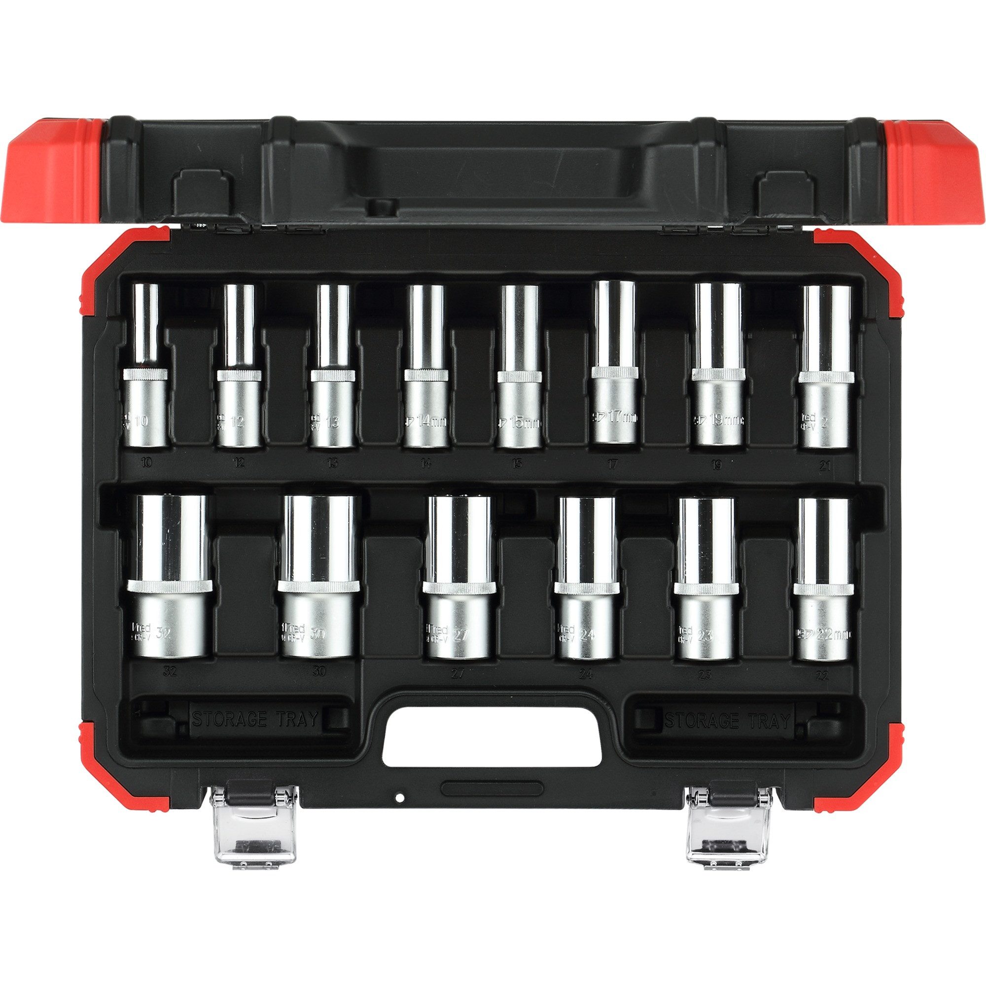 Gedore Steckschlüssel GEDORE Red Steckschlüssel-Satz 1/2", 14-teilig