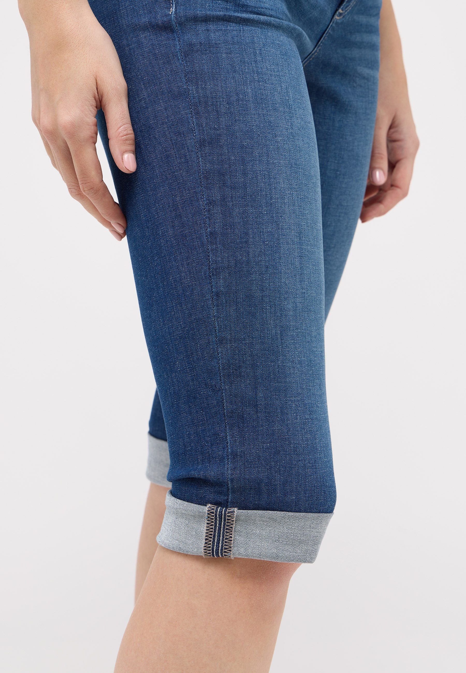 AENGELS Stoffhose AENGELS Capri TU Denim (1-tlg)