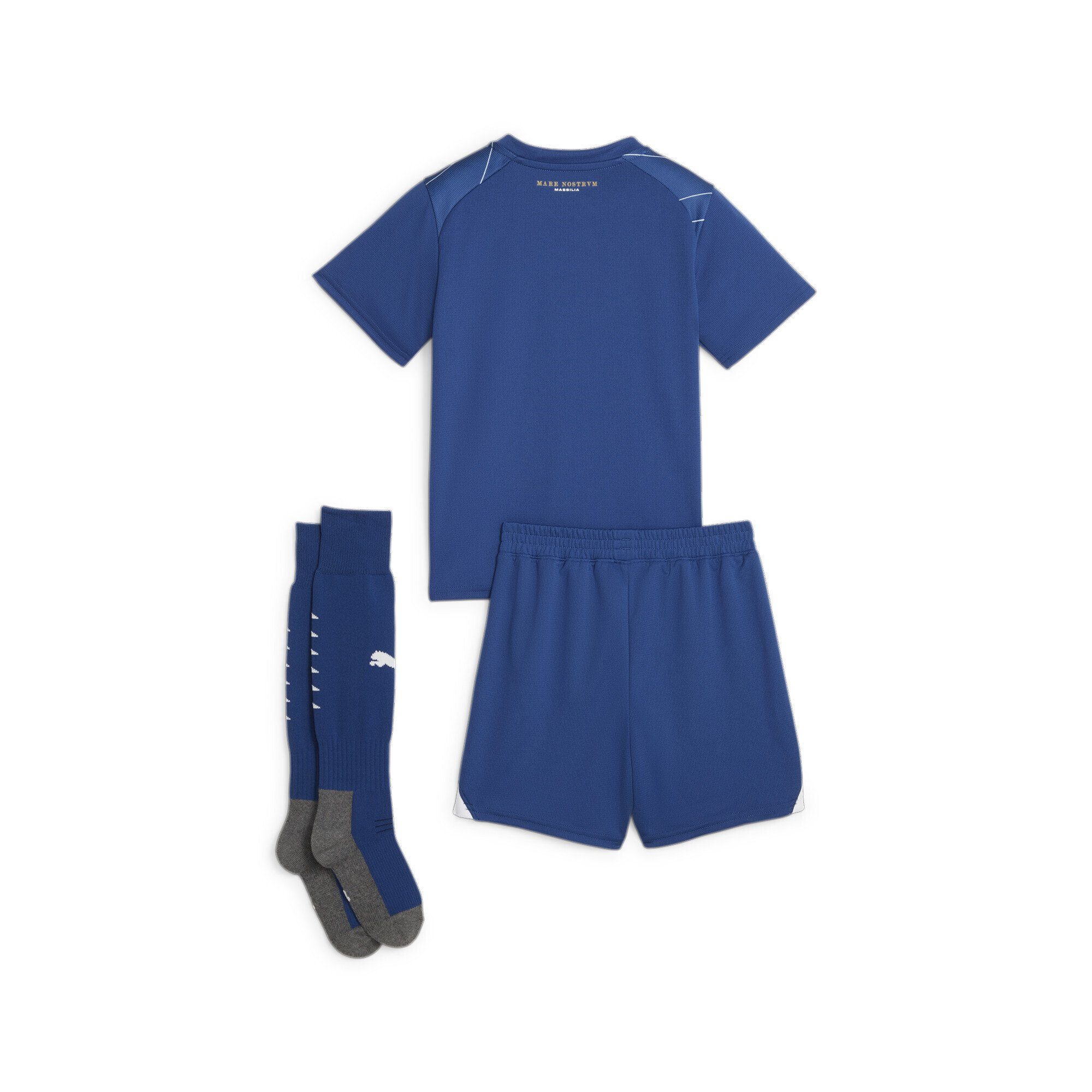 PUMA Trainingsanzug Olympique de Mini-Kit Auswärtstrikot 23/24 Marseille Kinder