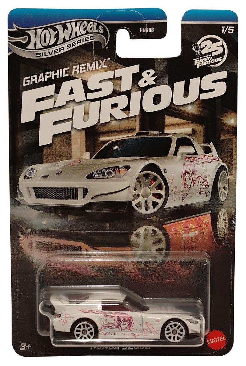 Hot Wheels Spielzeug-Auto Hot Wheels Silver Series - Fast & Furious - Honda S2000, Actioncar, Ma
