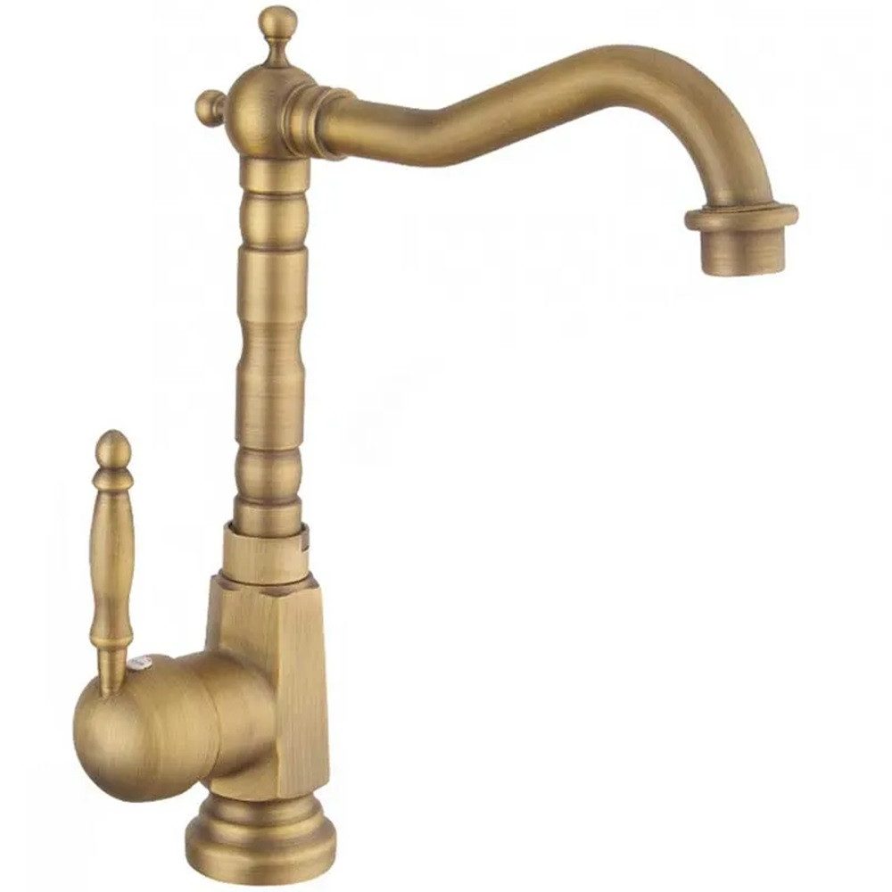 wohnwerk.idee Badarmatur Waschbeckenarmatur Wasserhahn Gold Schwarz günstig online kaufen