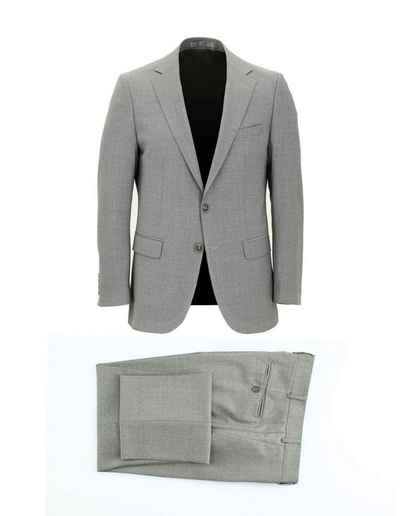 Keskin Collection Anzug KeskinGrey Grau 2 teilig Herren Anzug Regular Fit (Set, Anzug Set)