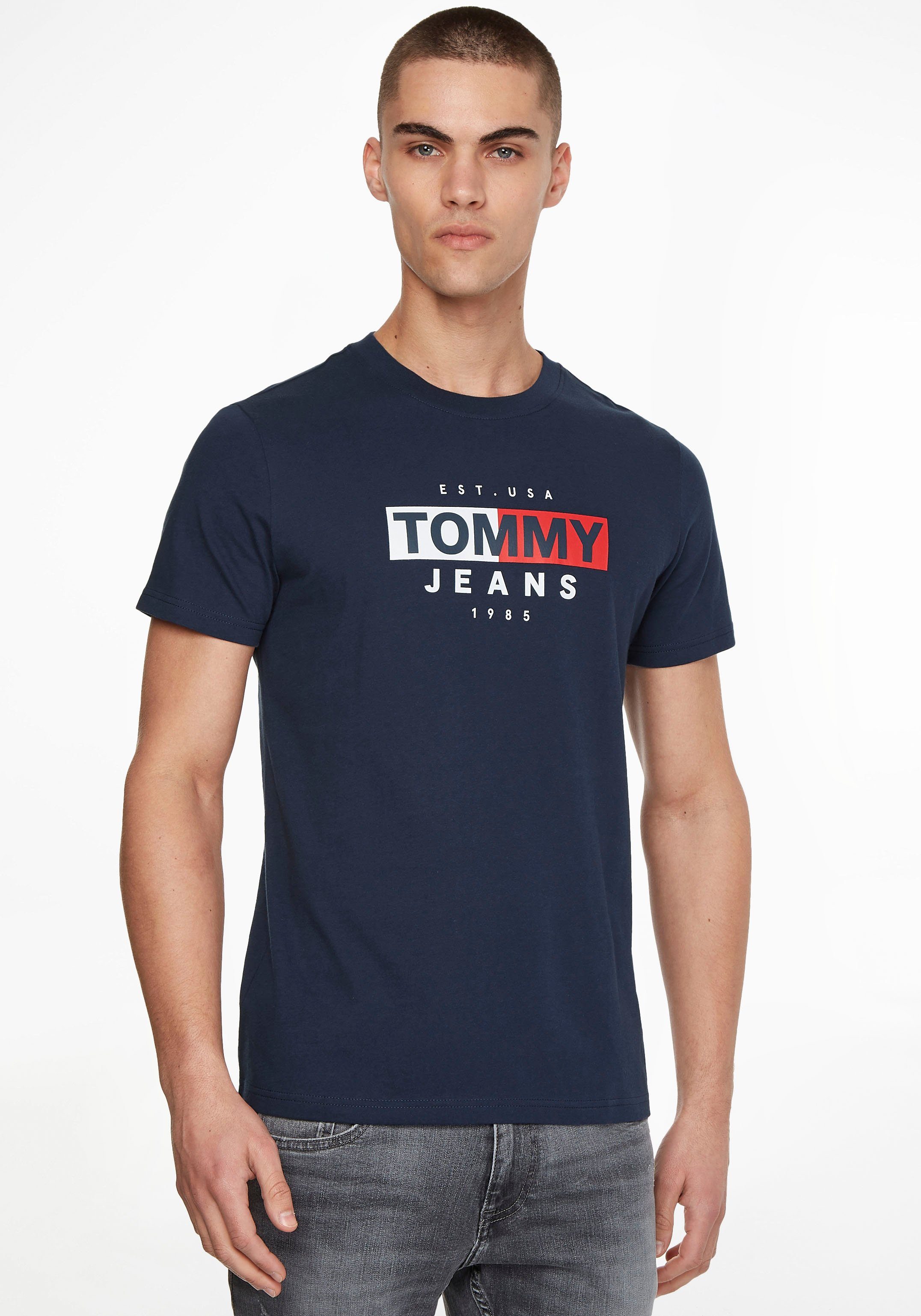 Tommy Jeans T-Shirt TJM ENTRY FLAG TEE Twilight Navy