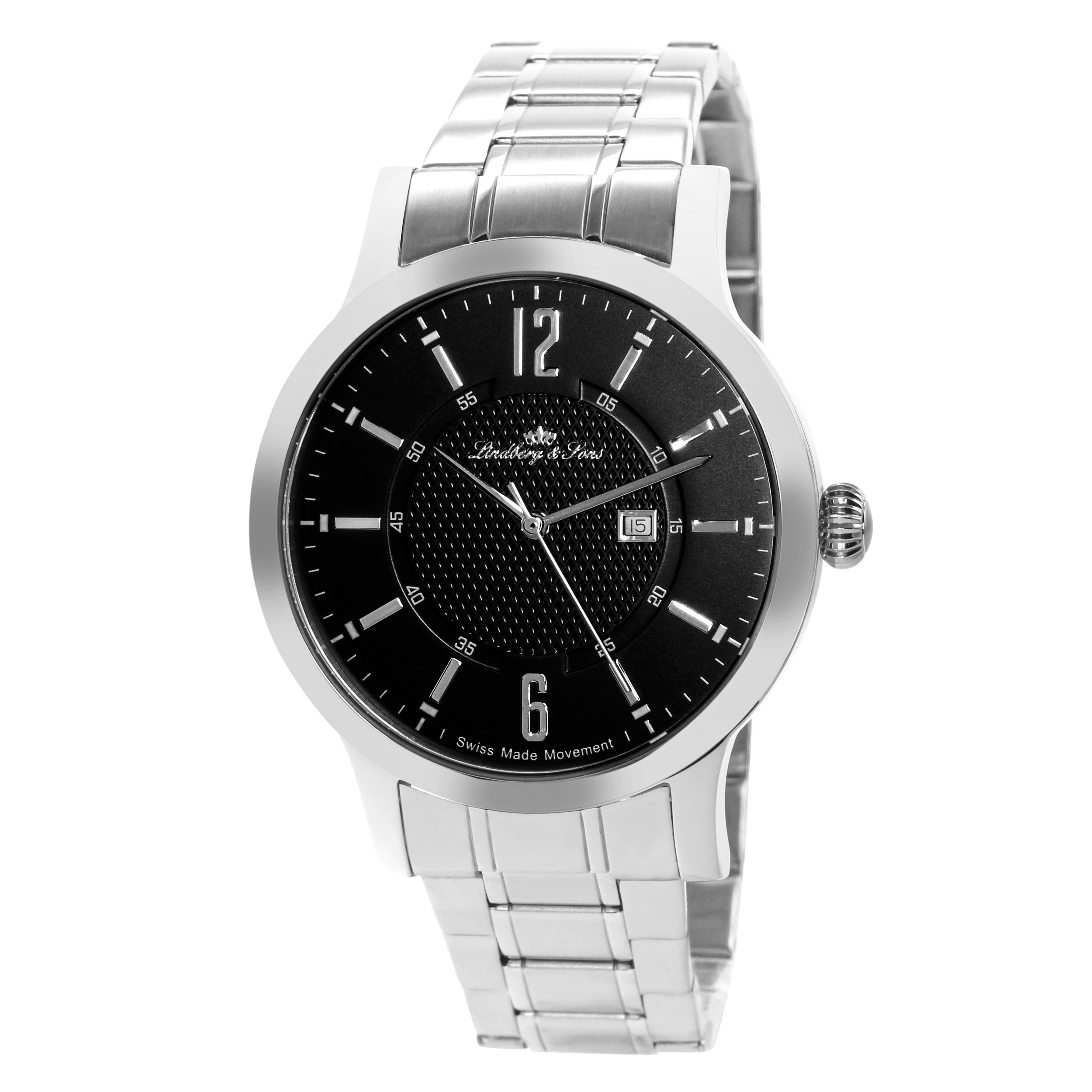 graziösem elegantem und Armband Quarzuhr Stil mit Lindberg&Sons Uhr