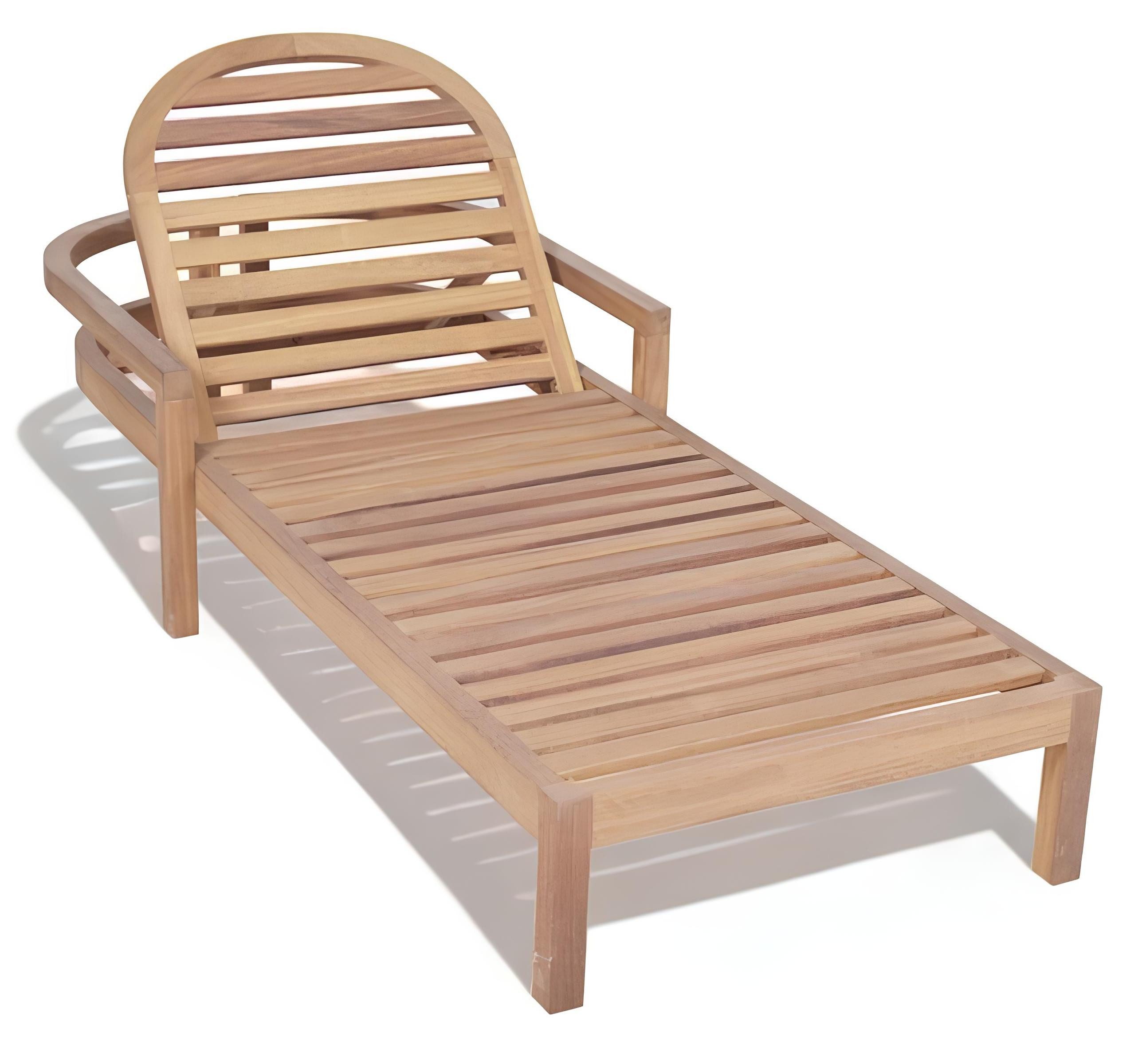 Xlmoebel Gartenliege Outdoor Entspannungs-Liegestuhl aus Holz für Terrasse und Balkon, 1 St., Liegestuhl, Hergestellt in Europa