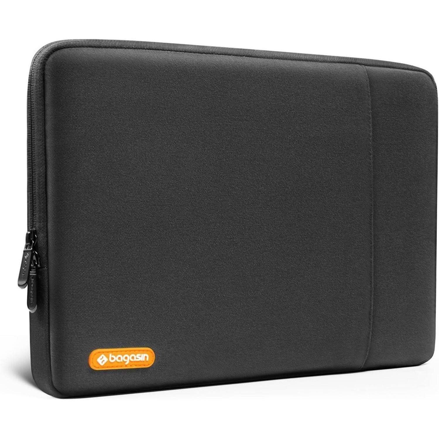 LuxusKollektion Laptop-Hülle Laptop Hülle 14 Zoll Polyester Sleeve vertikal schwarz 14-15 Schwarz