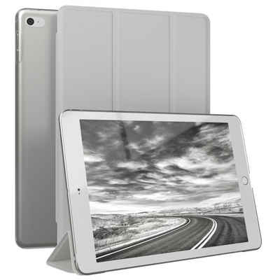 EAZY CASE Tablet-Hülle Smart Case für Apple iPad Mini 4. / 5. Generation 7,9 Zoll, Tablet Case Bookcover Smart Flipcase Schutztasche magnetisch Hellgrau