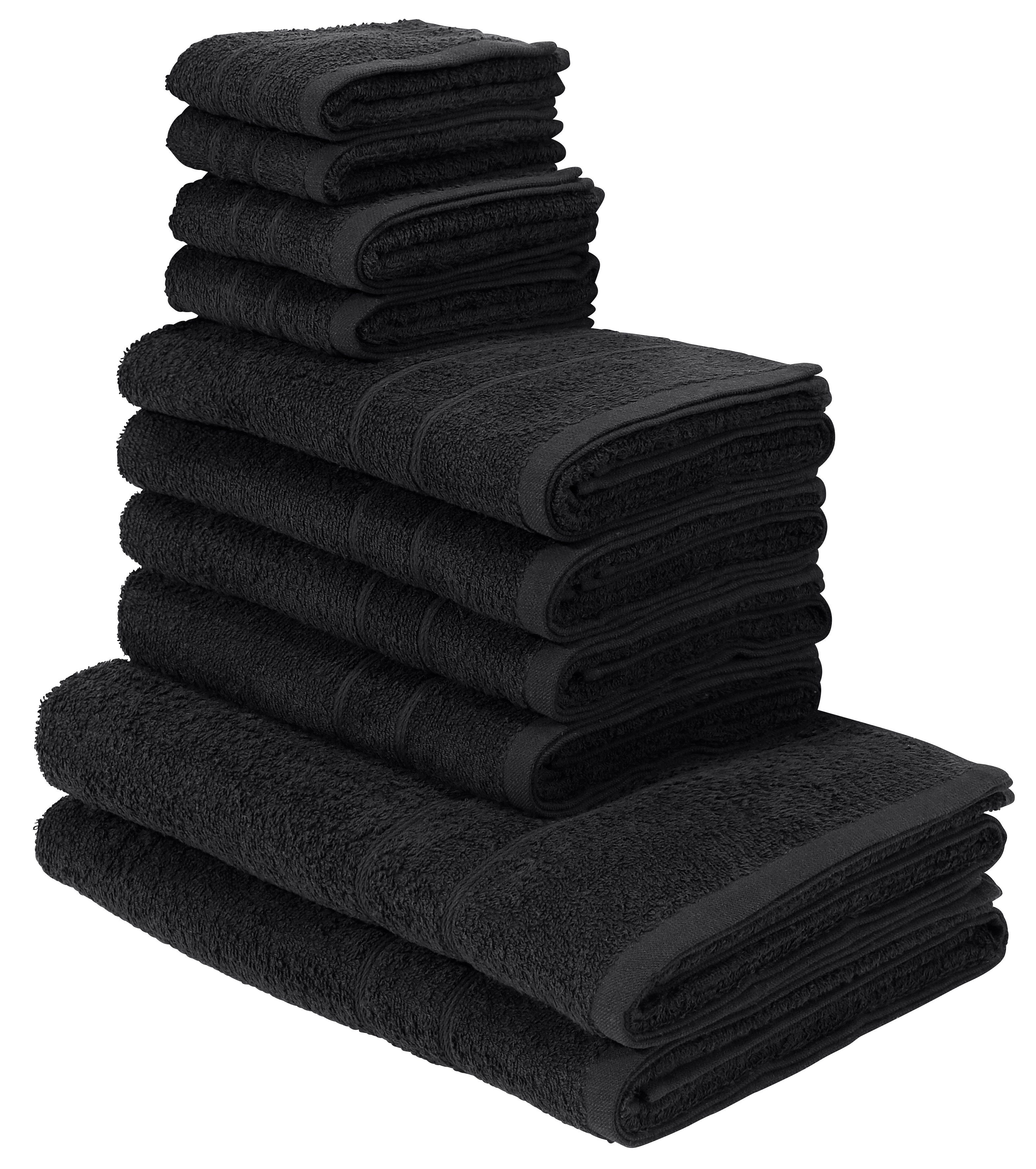 my home Handtuch Set Inga, Duschtücher, günstig online kaufen