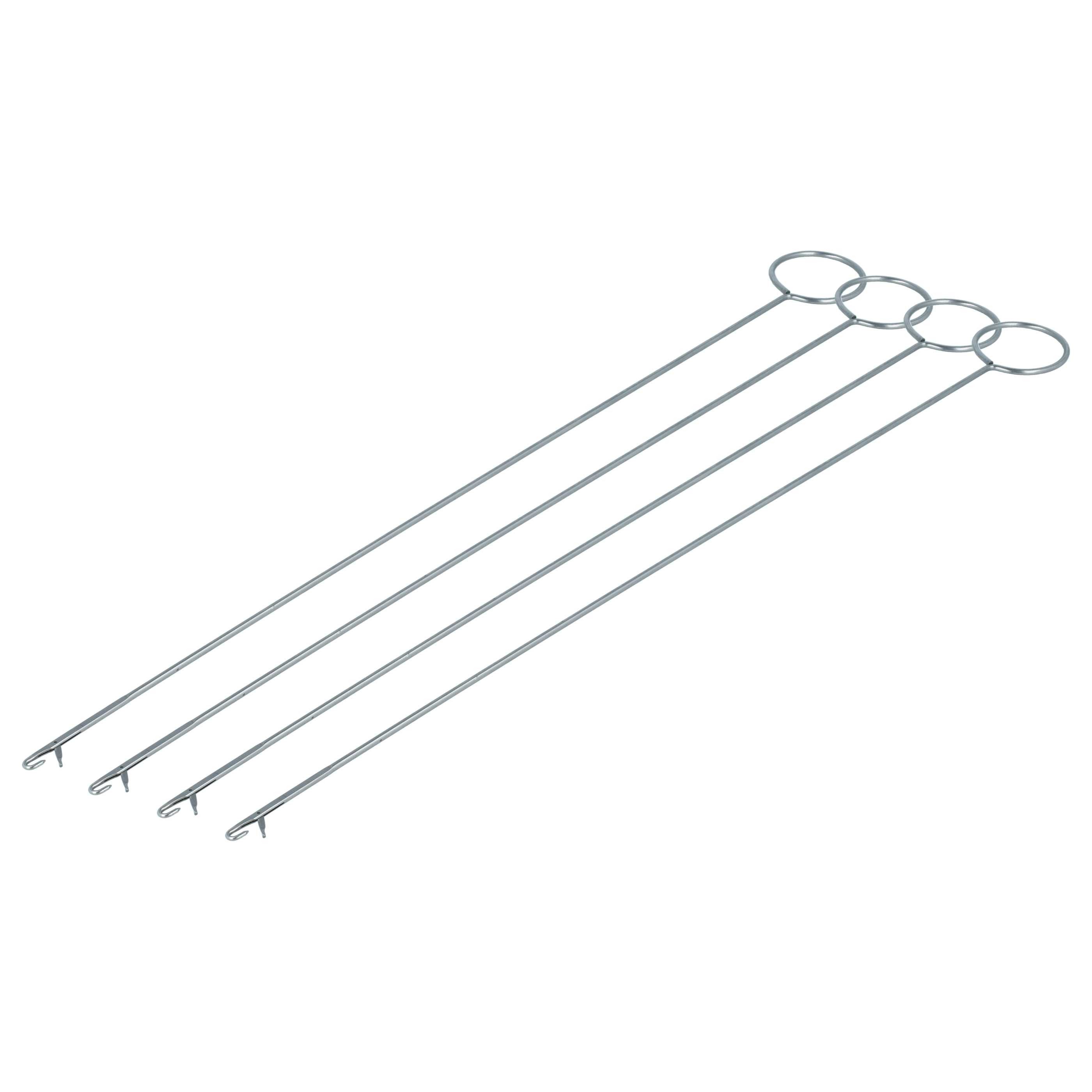 vhbw Nähmaschinennadeln Wendenadel mit Haken - Extra lange Durchziehnadel, Wendenadel mit verschließbarem Haken zum Wenden, Knüpfen, Häkeln u.a.