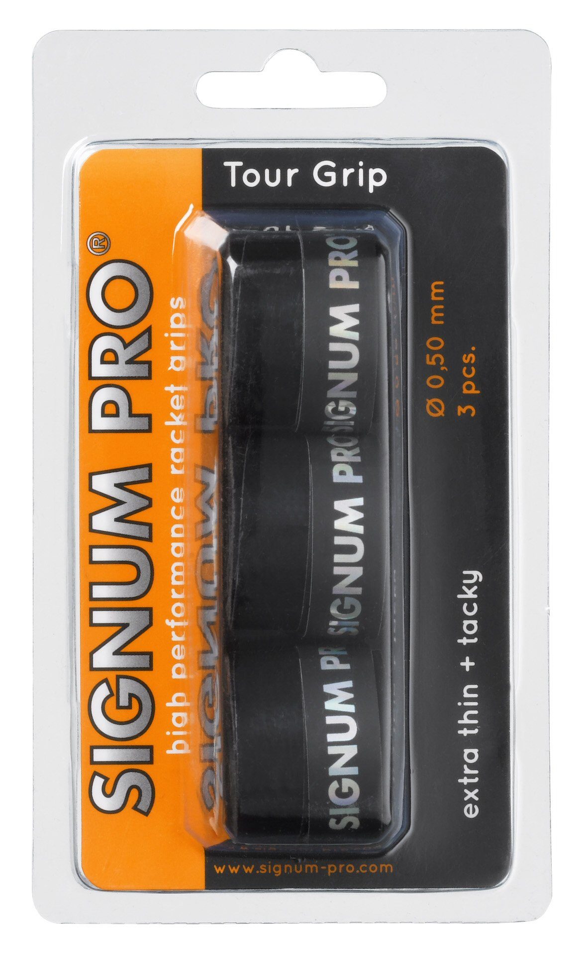 Signum Pro Griffband Overgrip Tour 0.5mm schwarz 3er