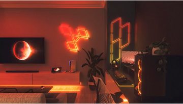 nanoleaf LED Lichtleiste Lines, Dimmfunktion, LED fest integriert, Farbwechsler