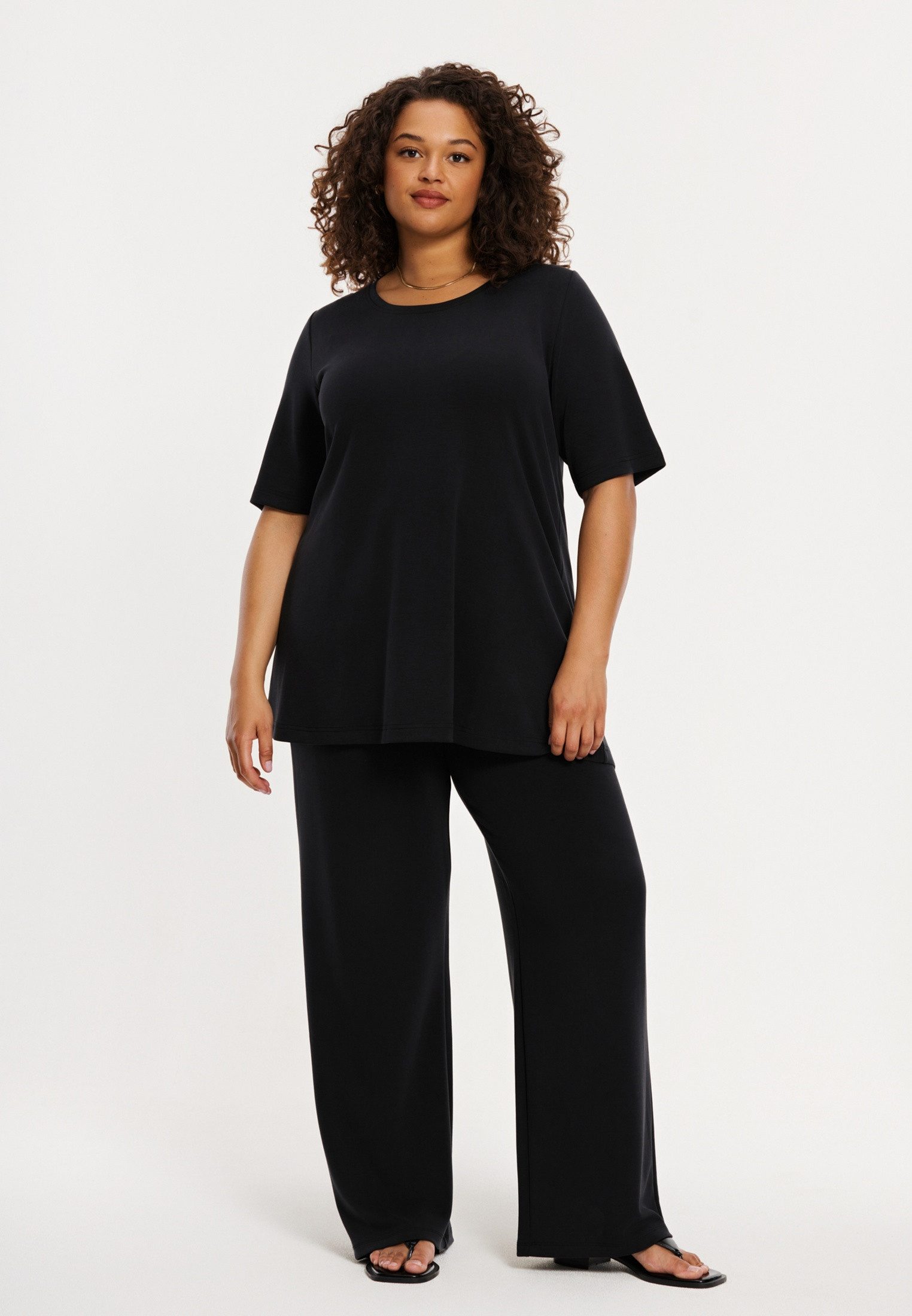 YOEK Tunika Damen Tunika mit Kurzarm günstig online kaufen