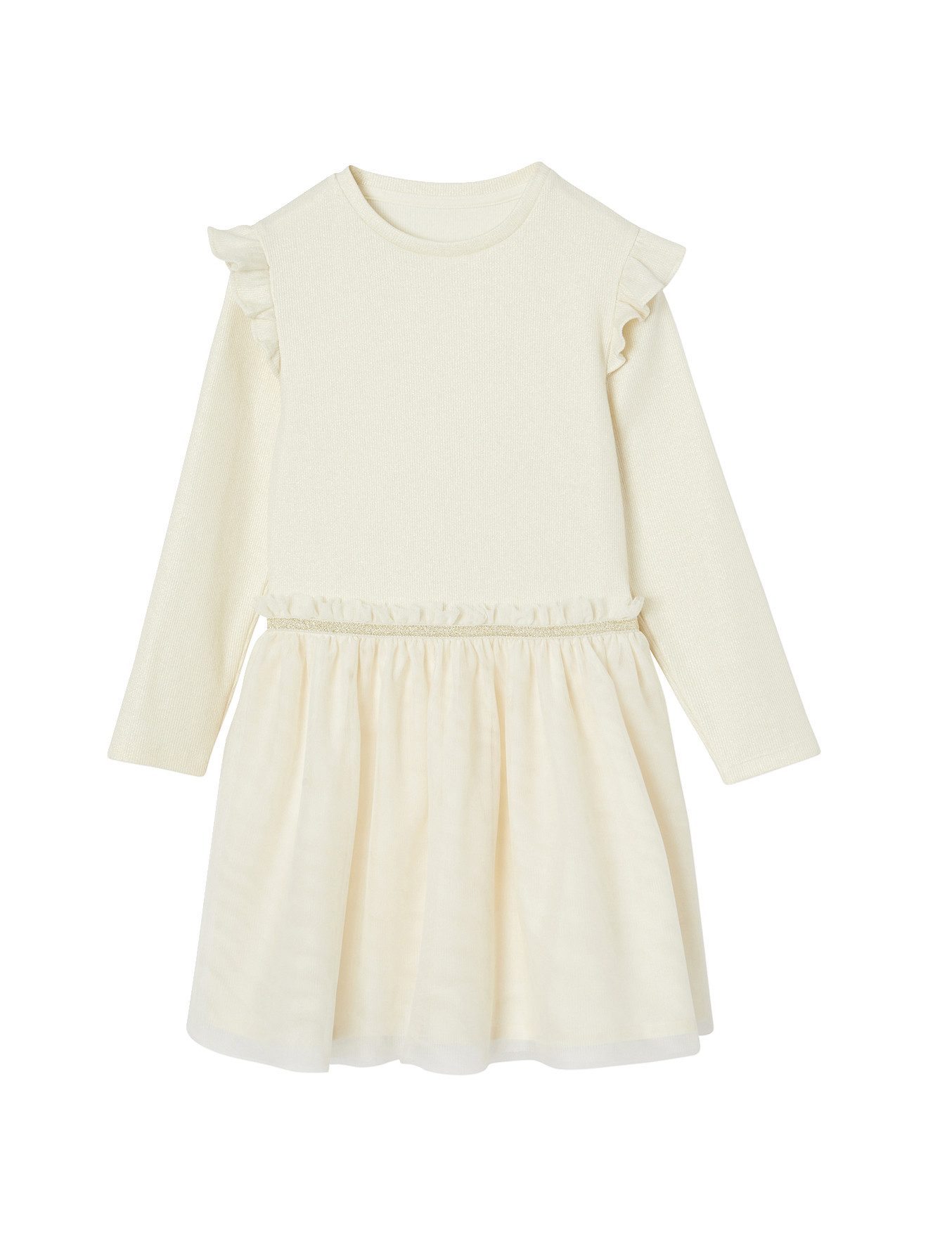 vertbaudet Minikleid Festliches Mädchen Kleid mit Tüll