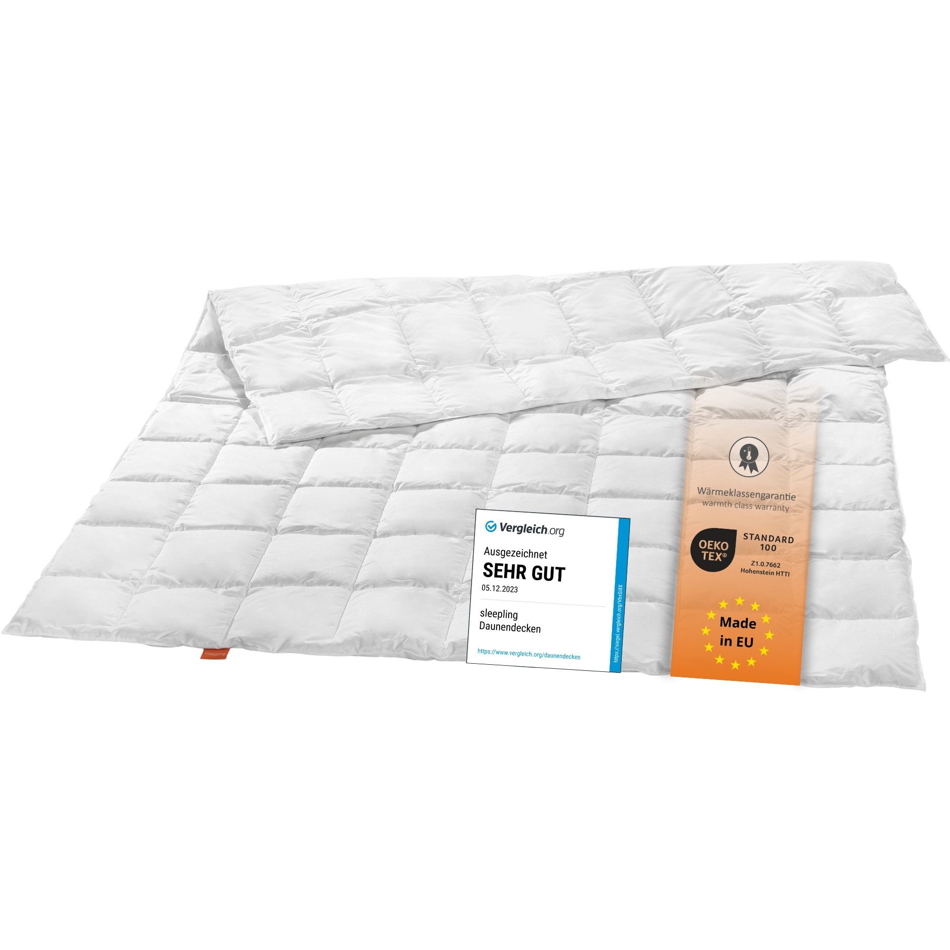 sleepling Daunenbettdecke "Komfort", Füllung: 90% Daunen, günstig online kaufen