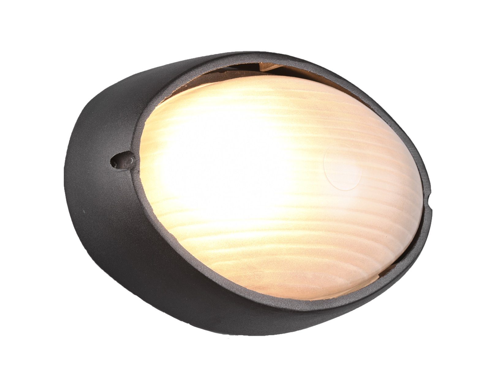 TRIO Leuchten Außen-Wandleuchte, ohne Leuchtmittel, oval, Fassaden-Beleucht günstig online kaufen