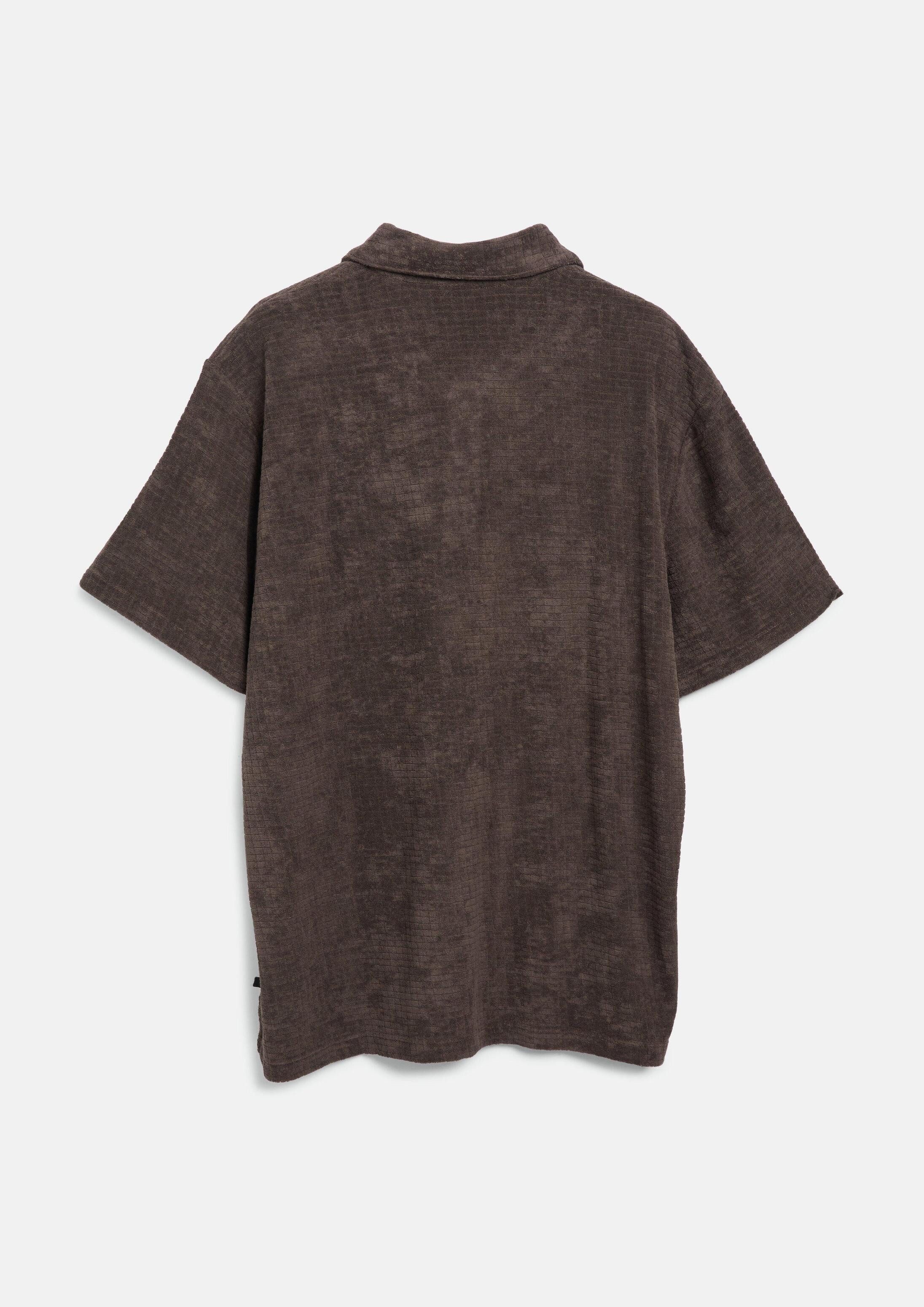 s.Oliver Kurzarmshirt Polo-Shirt Polo-Shirt aus Strukturfrottee