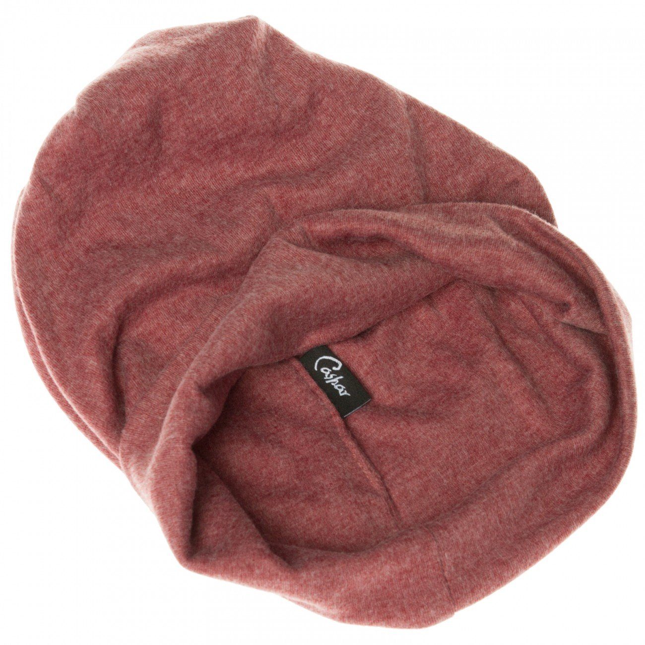 Mütze Beanie warmem Caspar (meliert) MU134 mit dunkelgrau Flanell Beanie Stoff