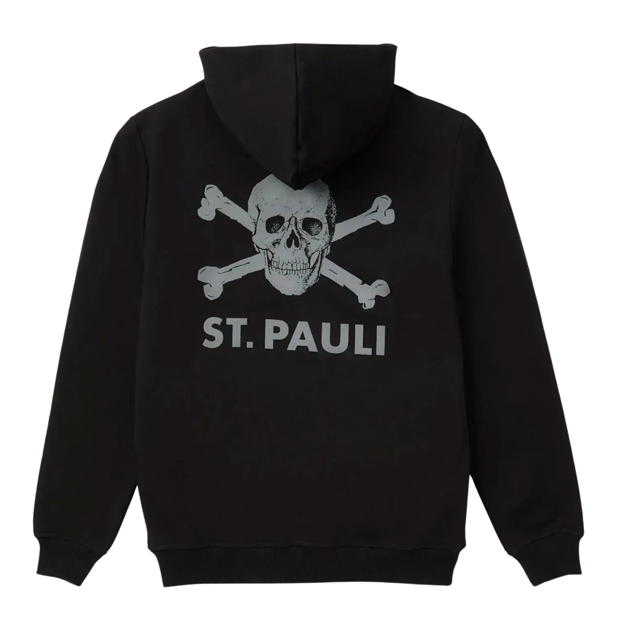 FC St. Pauli Kapuzensweatjacke FC St. Pauli - Kapuzenjacke Totenkopf - schwarz
