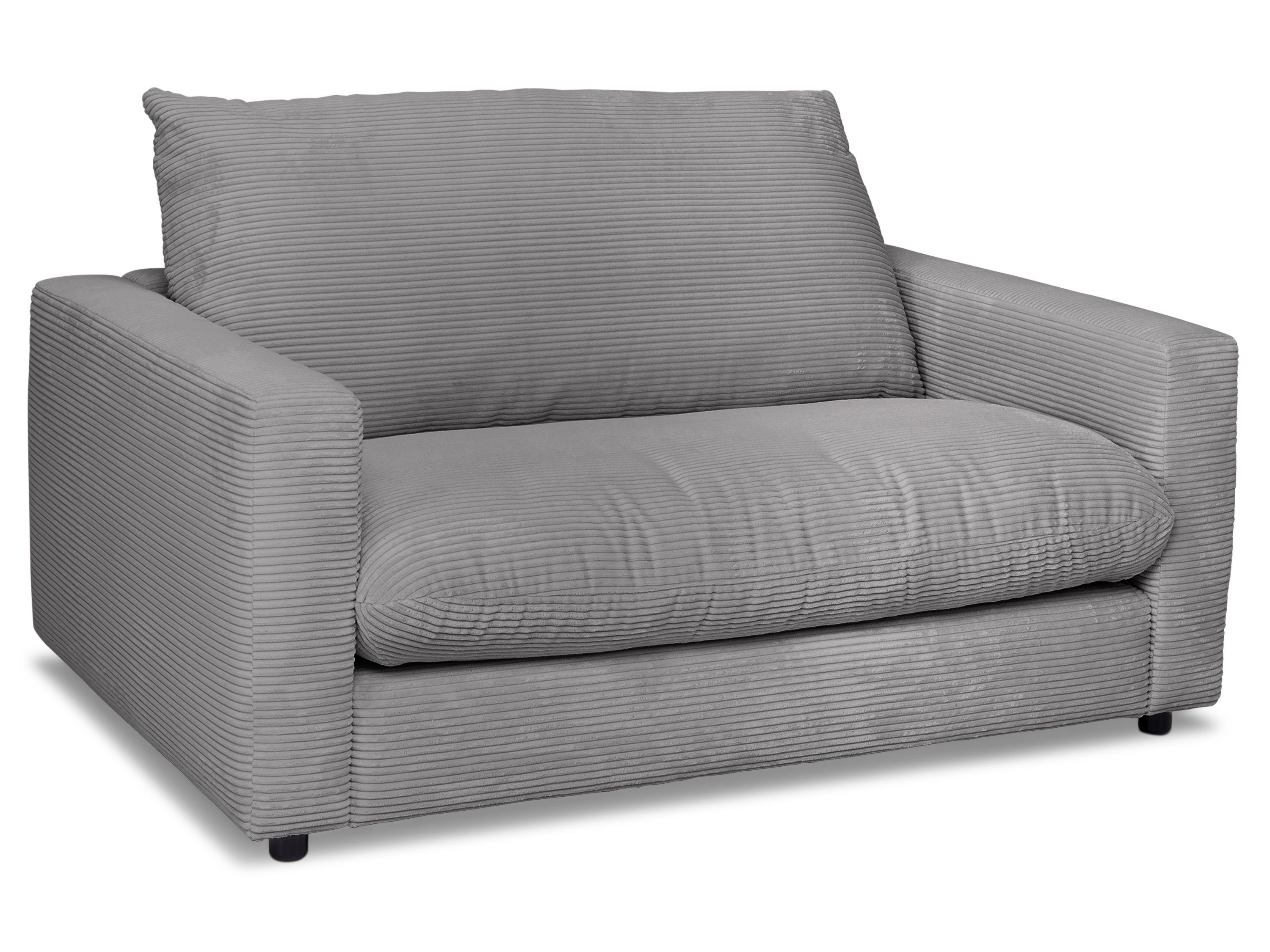 SANSIBAR Living Sessel Sessel SANSIBAR DAGEBÜLL BHT 146x87x107 cm grau