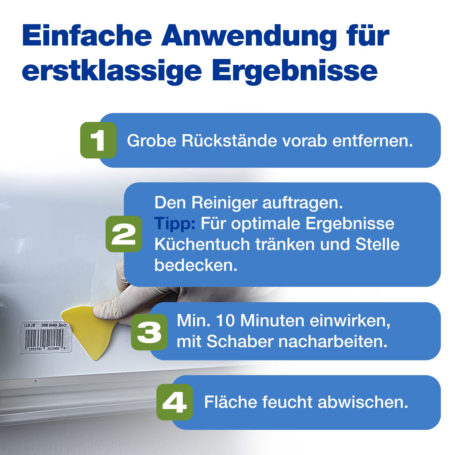 bio-chem Klebstoffentferner Etikettenlöser Klebereste einfach entfernen 500 ML Allzweckreiniger (Einzelprodukt, [- Klebstoffentferner 0.5 l + Handschaber gelb Mit Schaber für mühelose Etikettenentfernung)