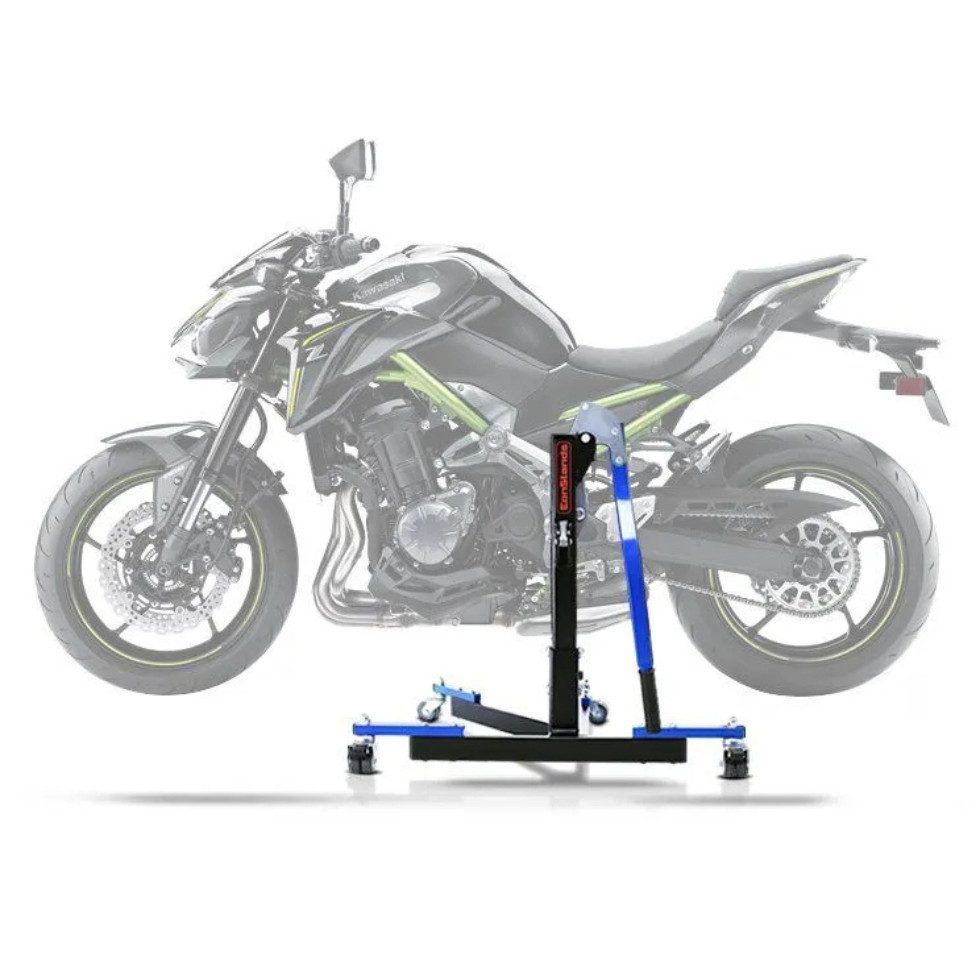 ConStands Motorradheber CS Power Evo-Zentralständer für Kawasaki Z 900 17-25 Blau