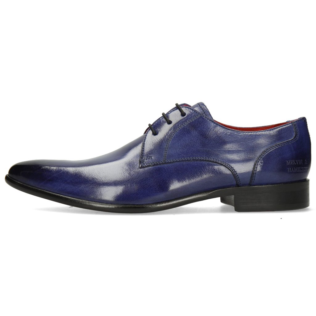 Melvin & Hamilton Toni 1 Leder-Schnürschuhe für Herren Schnürschuh Flache Absätze, Echtes Leder, Gold Rated, Vegetabile Gerbung